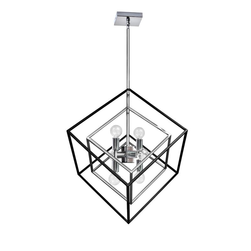 Kappa 22 Inch 6 Light LED Mini Chandelier by Dainolite