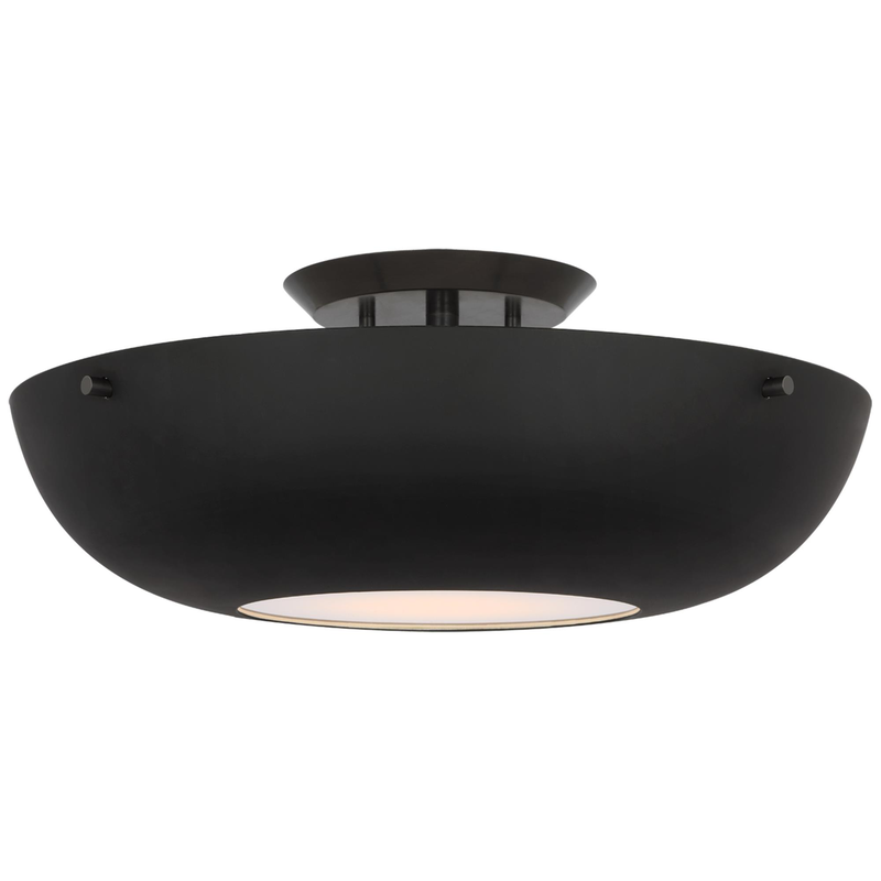 AERIN Valencia 16 Inch 1 Light LED Flush Mount by Visual Comfort Signature Collection - Clearance
