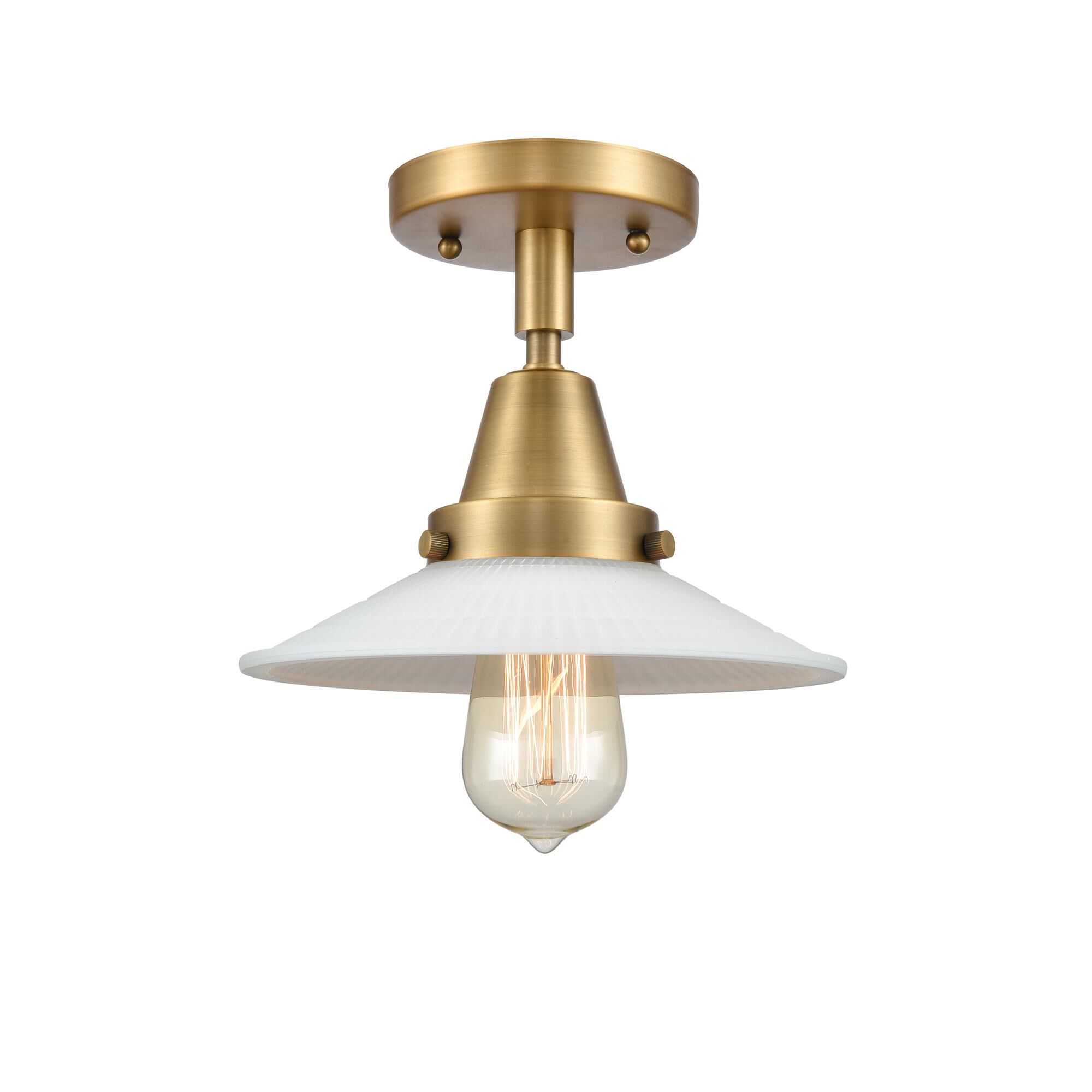 Bruno Marashlian Halophane 8 Inch 1 Light Flush Mount by Innovations Lighting