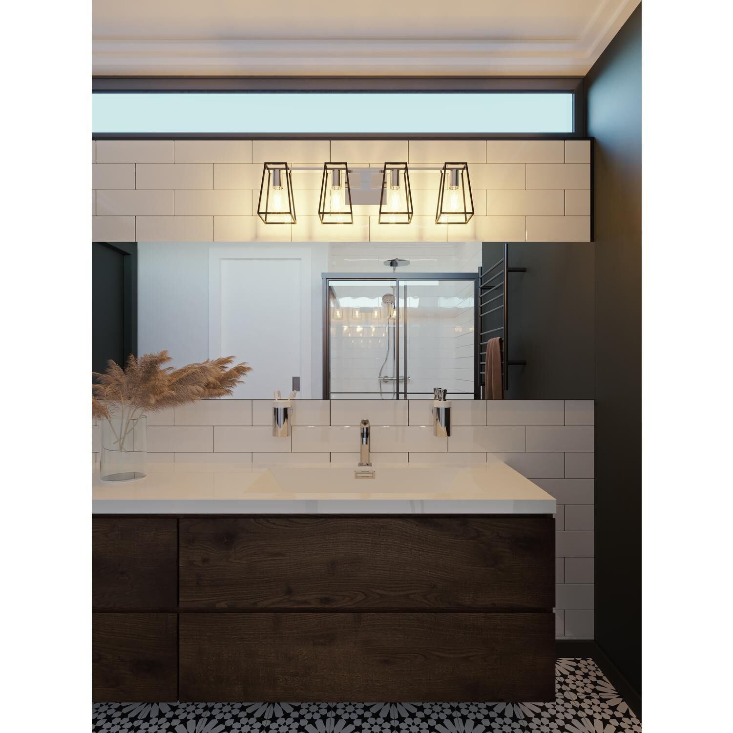 Shown in Black finish