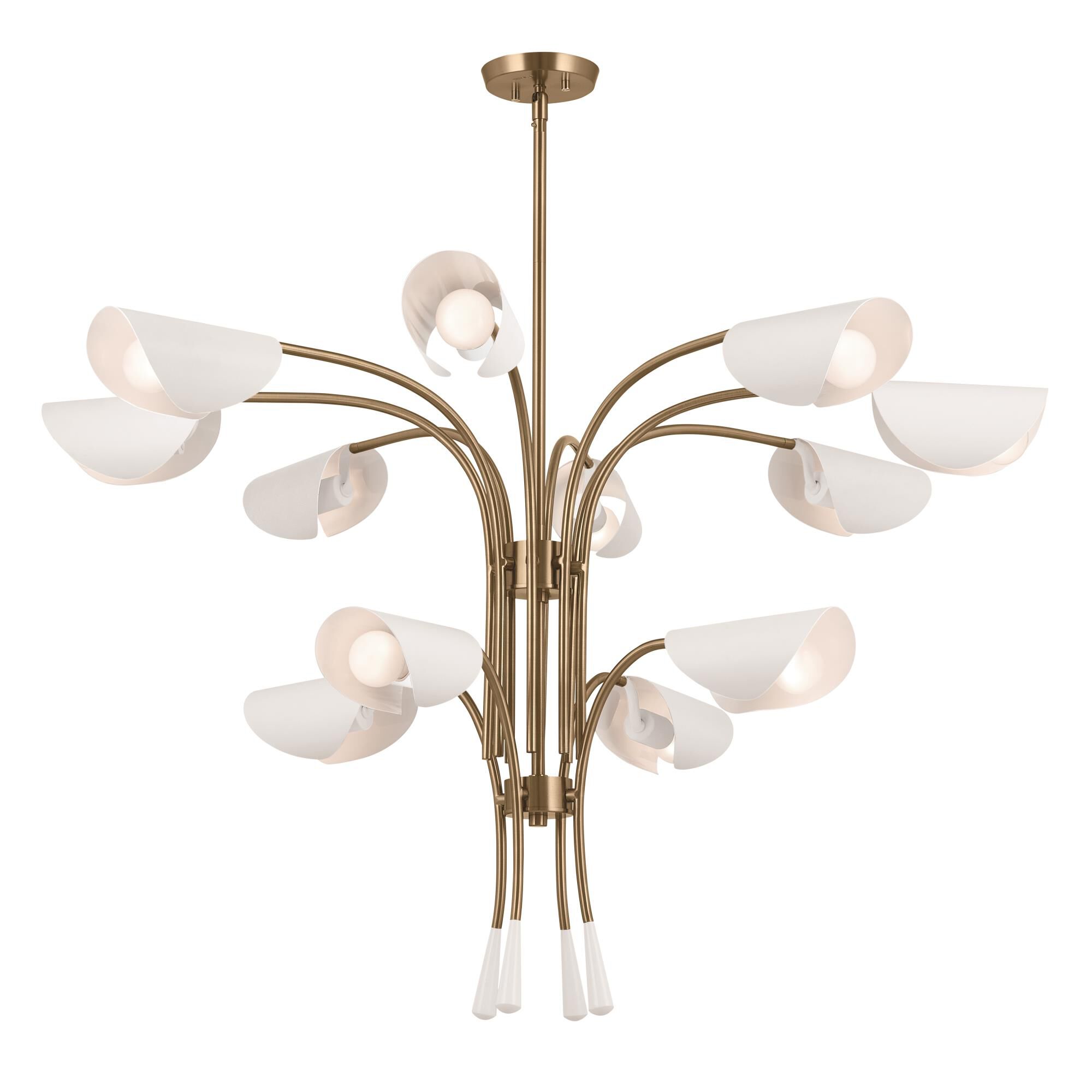 Arcus 46 Inch 12 Light Chandelier by Kichler Lighting
