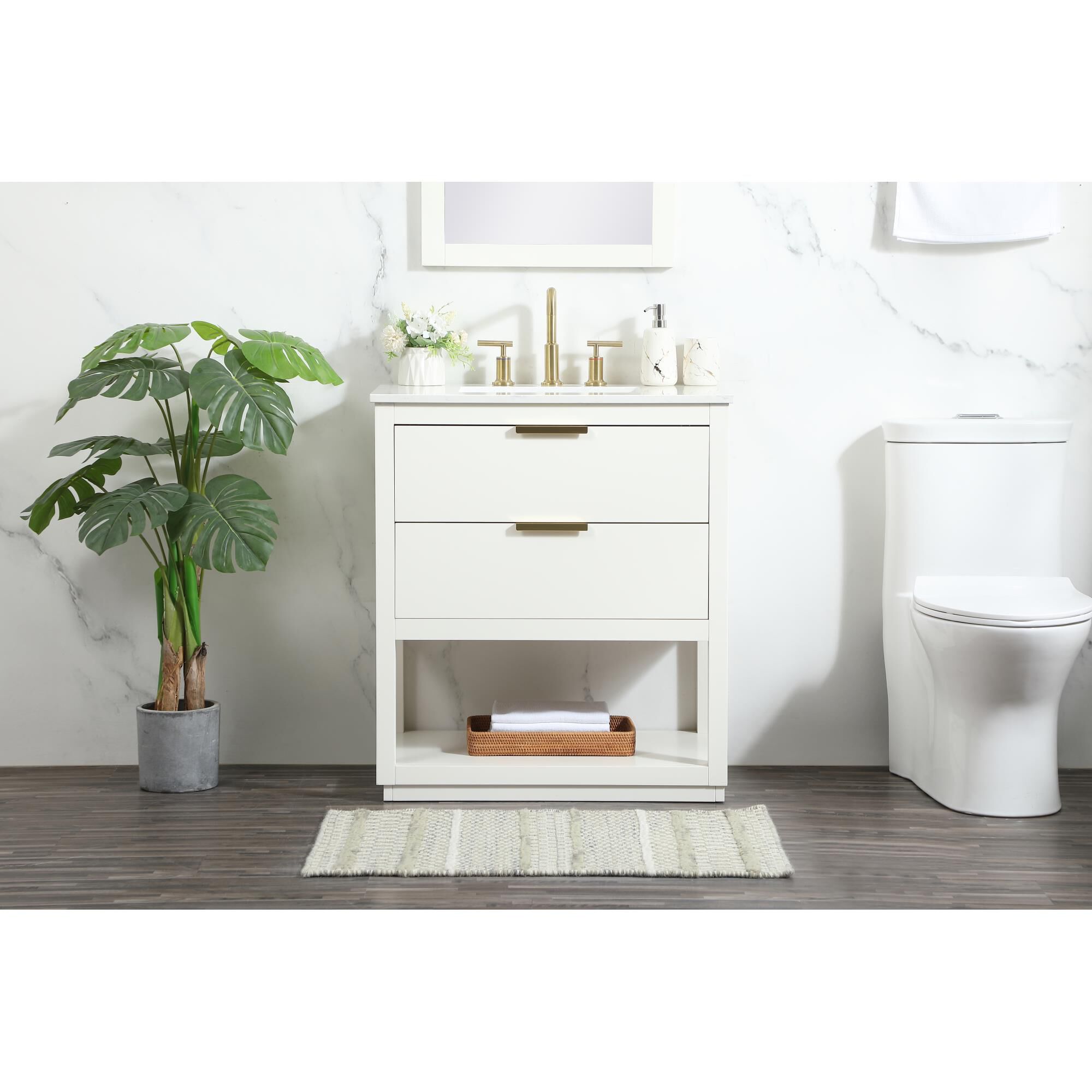 Larkin 30 Inch Bath Vanity by Elegant Decor