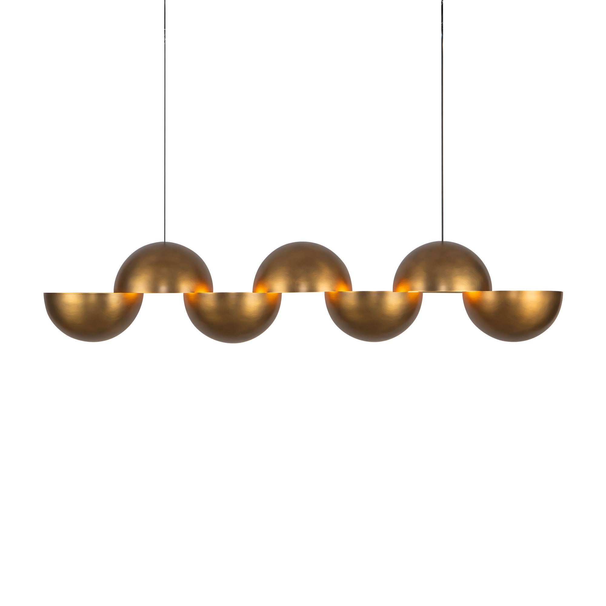 Shown in Vintage Brass finish and Steel shade