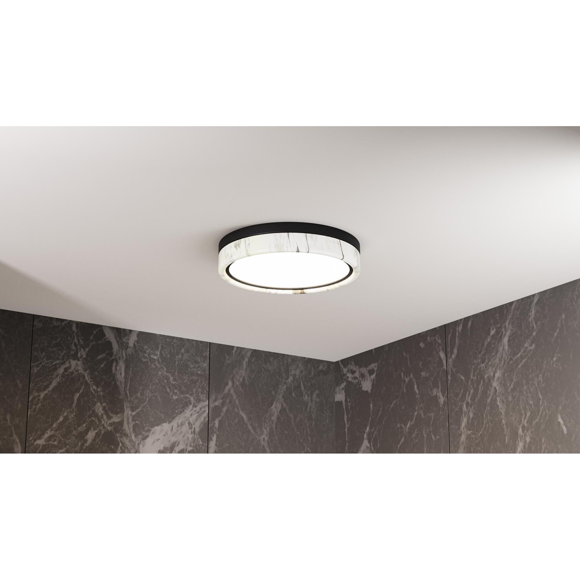 Gasper 16 Inch Flush Mount by Quoizel