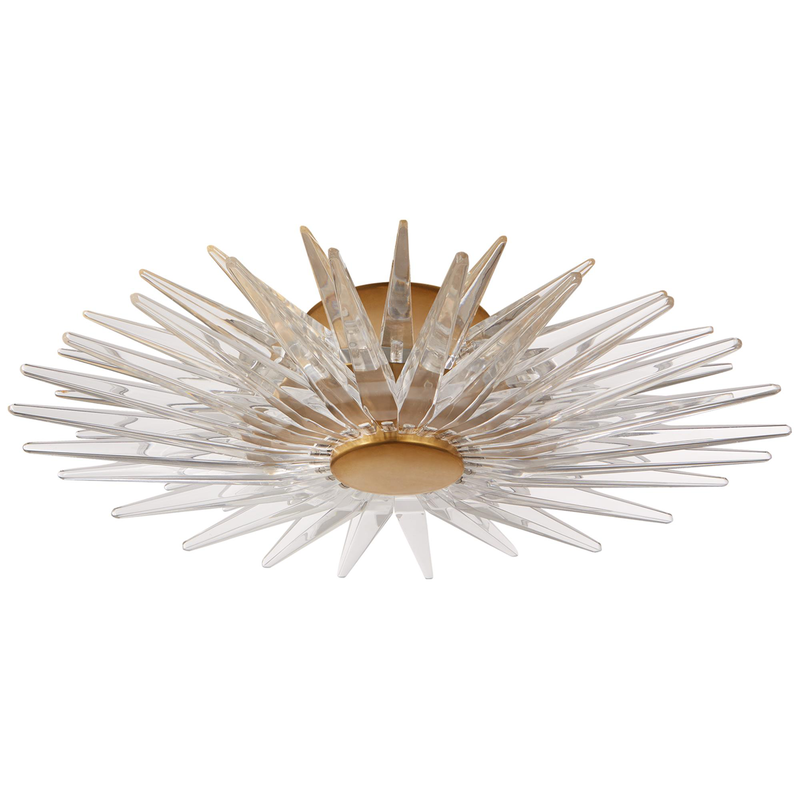 Chapman & Myers Quincy 17 Inch LED Flush Mount by Visual Comfort Signature Collection