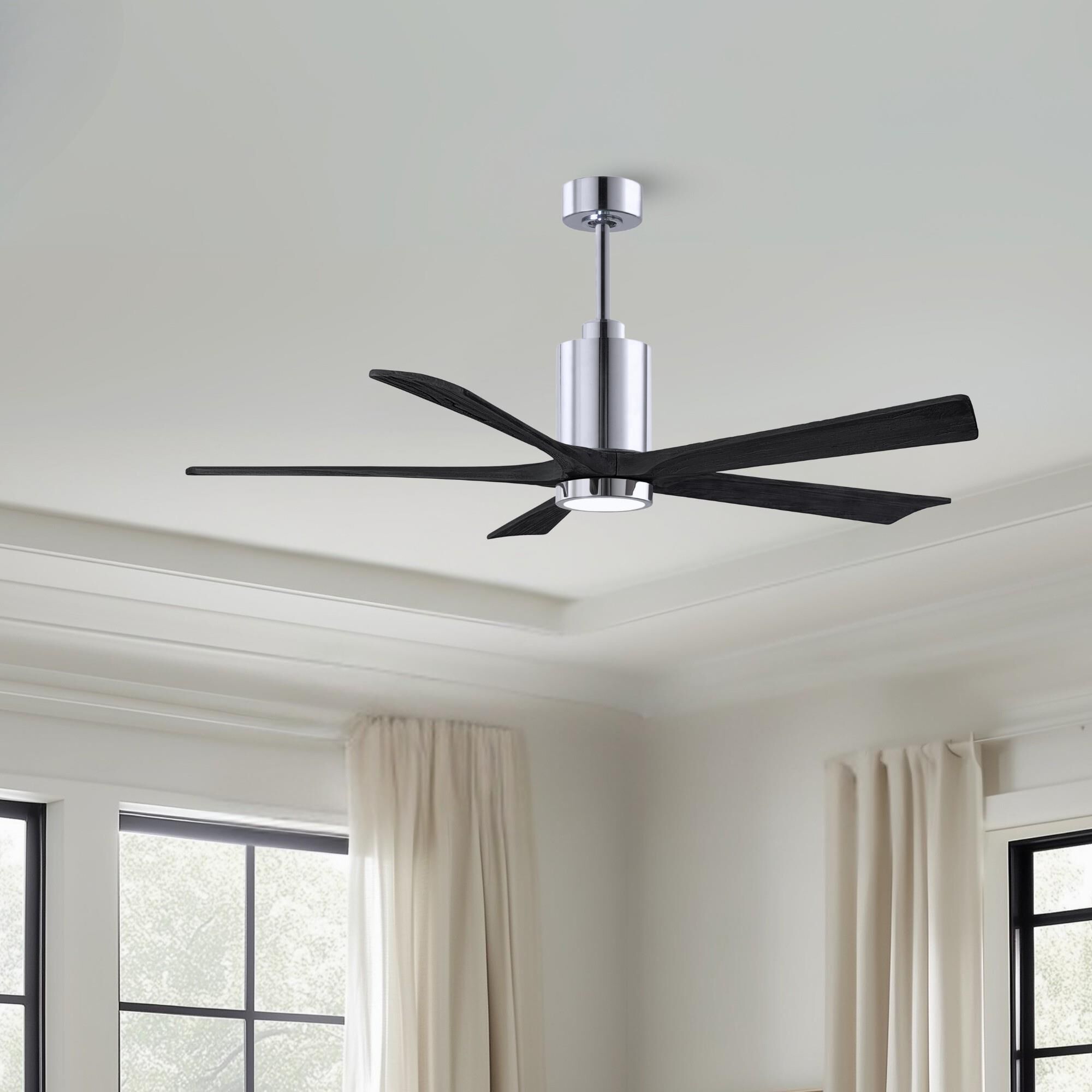 Patricia 60 Inch Ceiling Fan with Light Kit by Matthews Fan Company