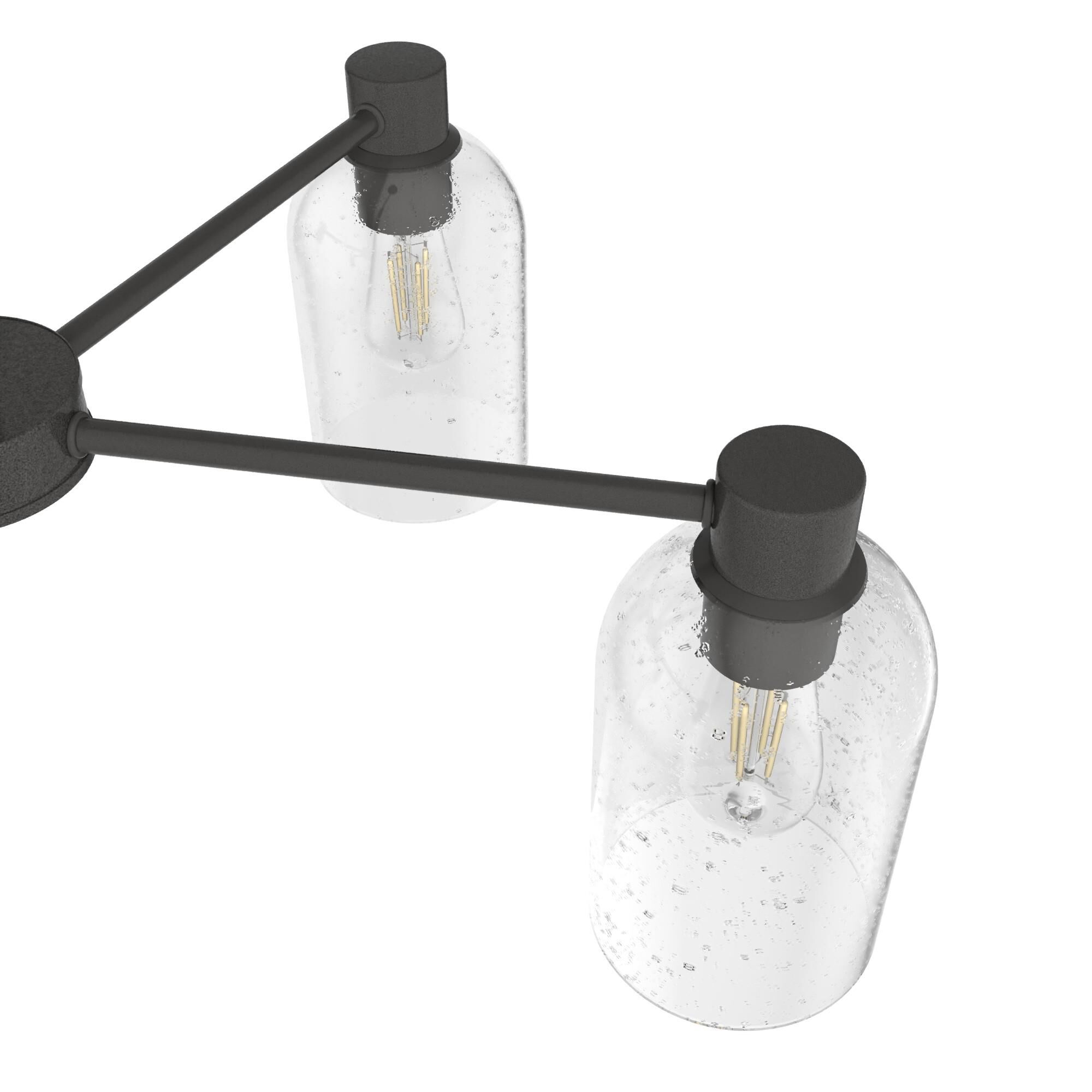 Shown in Noble Bronze finish and Clear Seeded glass