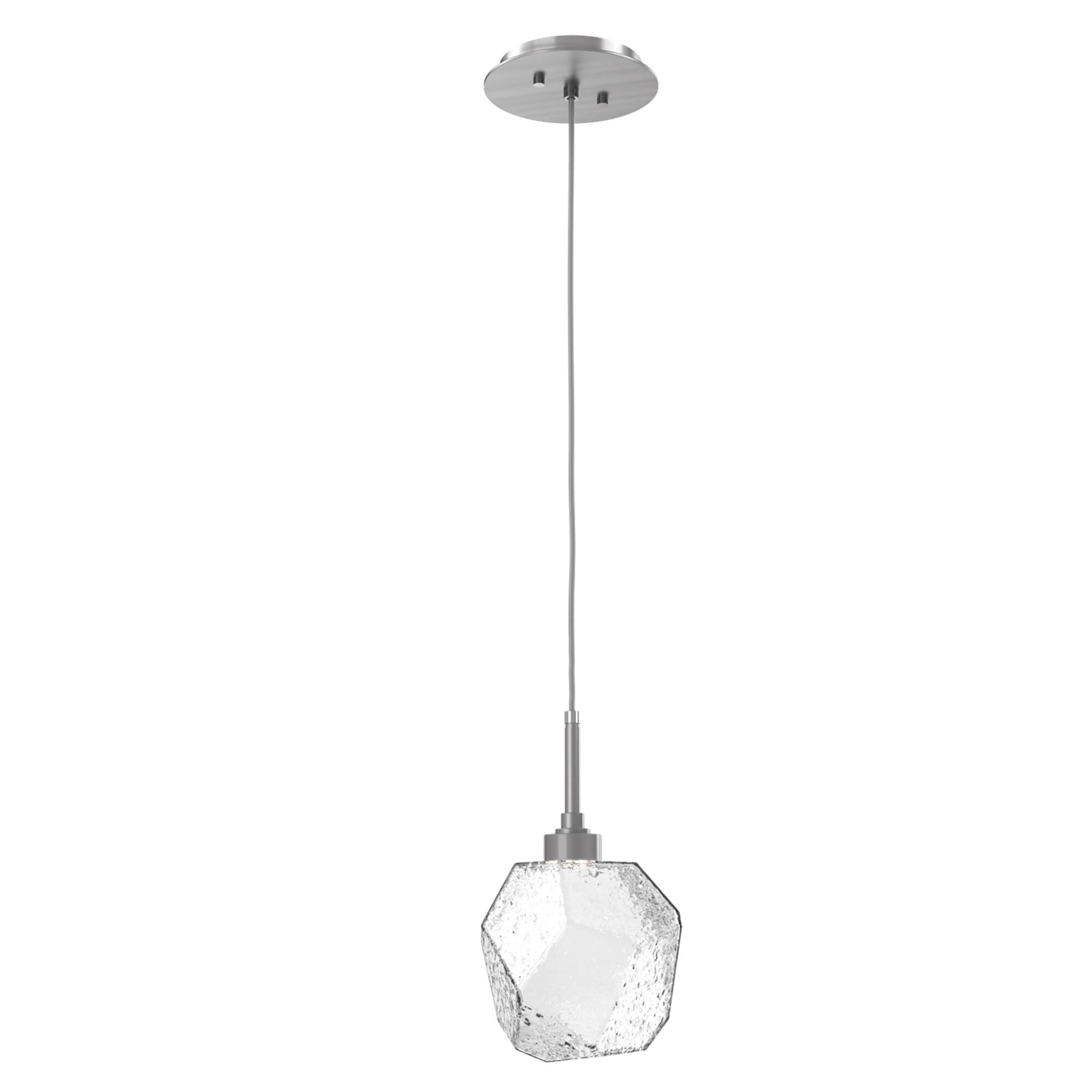 Shown in Classic Silver finish and Clear glass