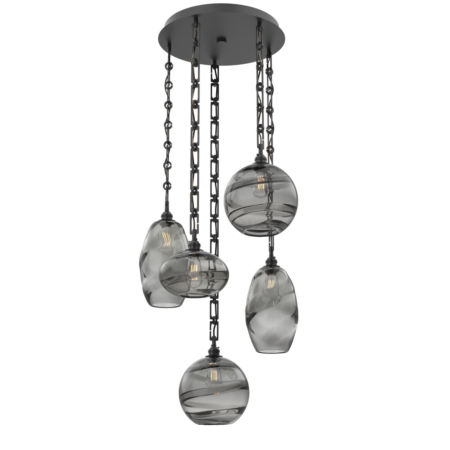 Levi Wilson Misto 23 Inch Multi Light Pendant by Hammerton Studio