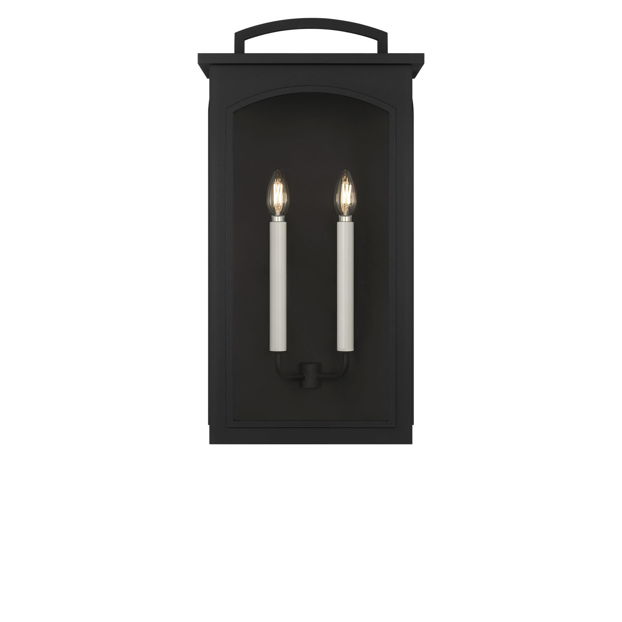 Shown in Textured Black finish and Clear glass