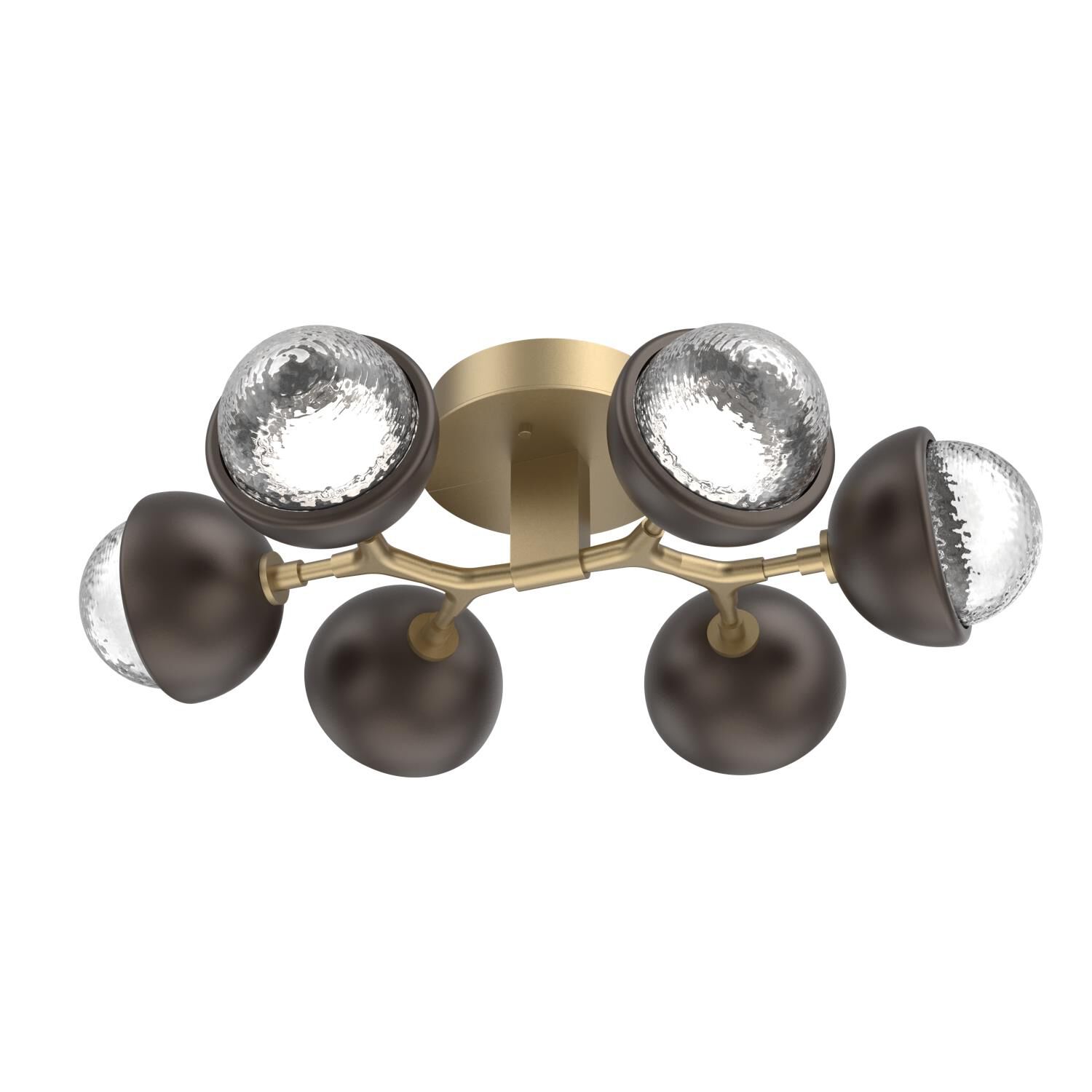 Levi Wilson Cabochon 27 Inch Flush Mount by Hammerton Studio