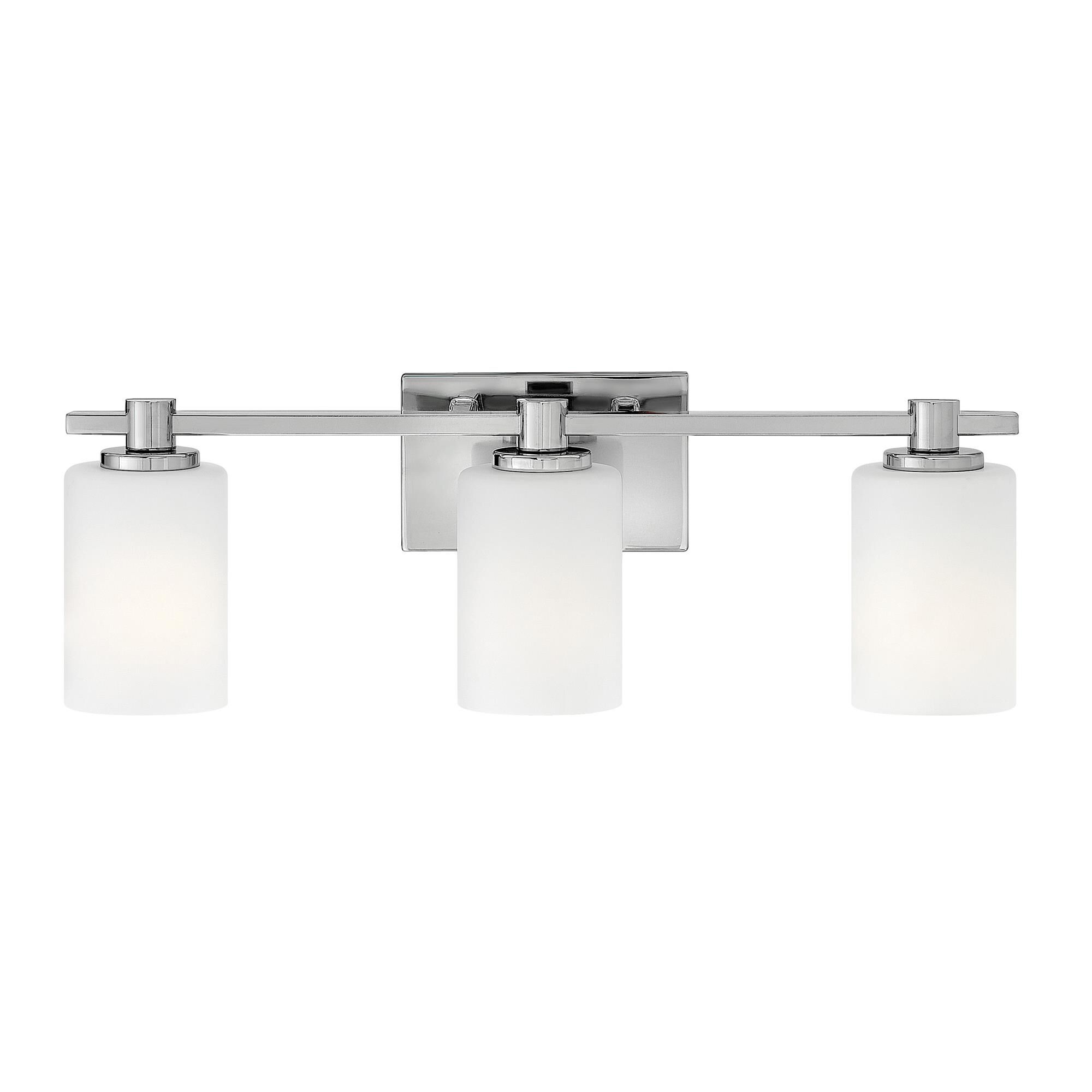 Shown in Chrome finish and Etched Opal glass