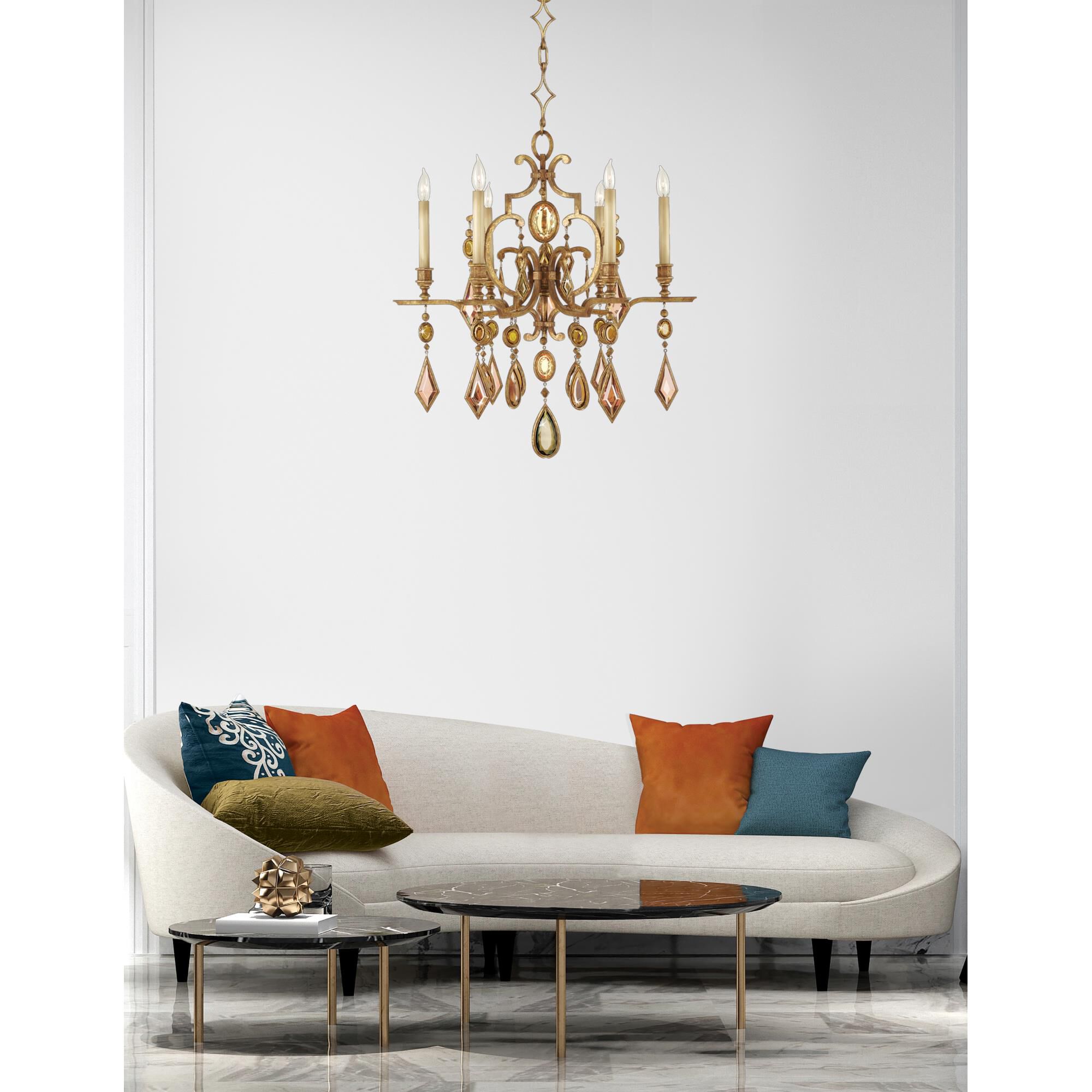 Encased Gems Chandelier by Fine Art Handcrafted Lighting