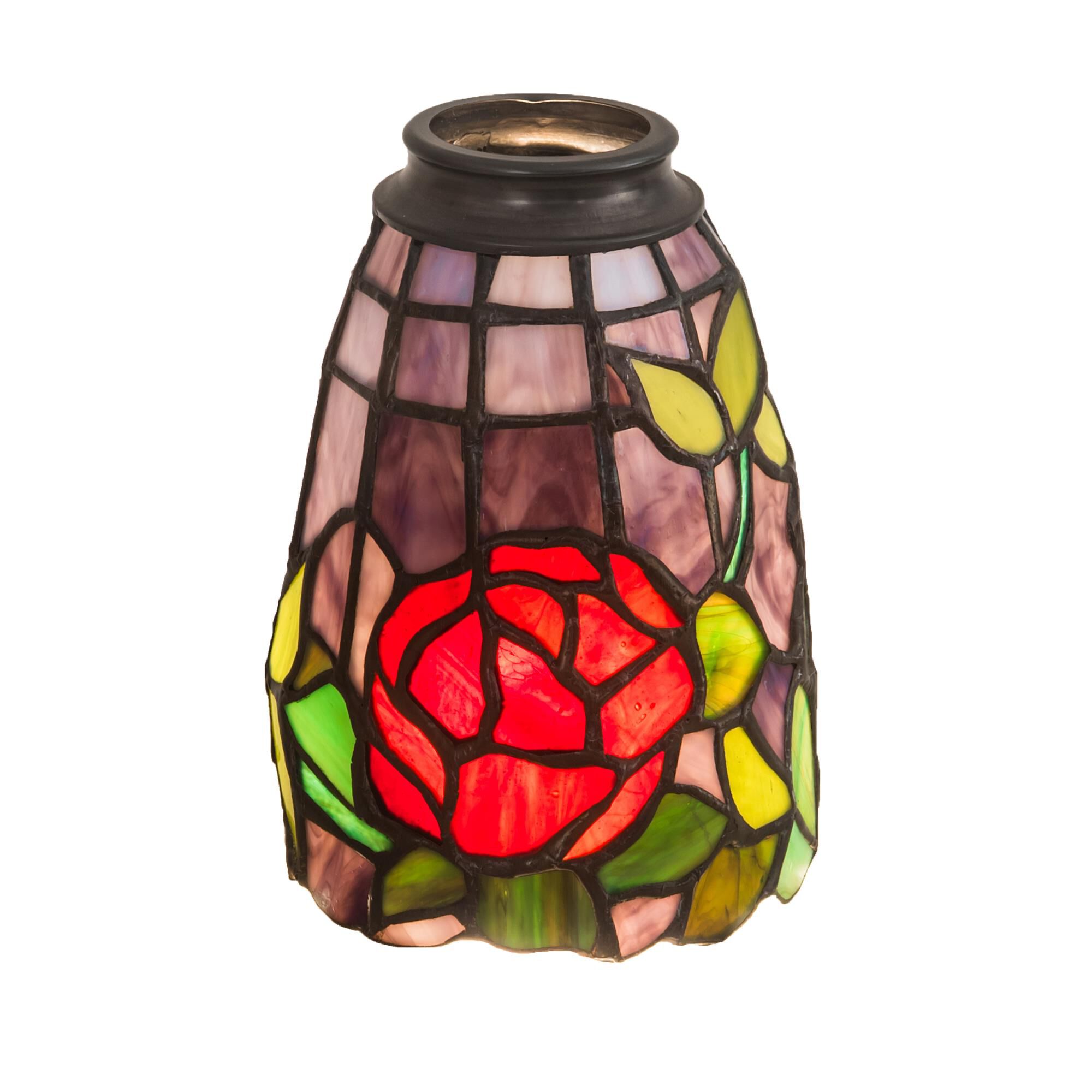 Shown with Coral-Burgundy-Spring Green glass
