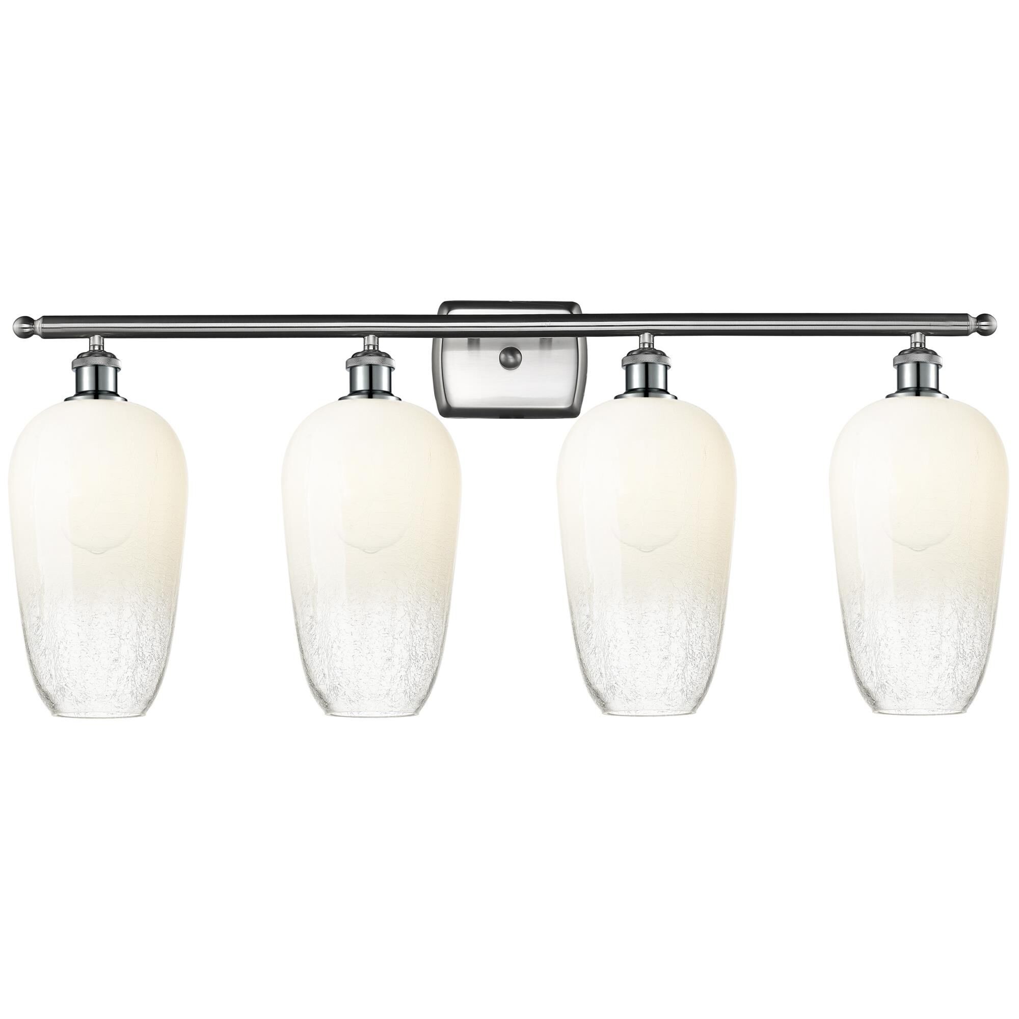 Shown in Brushed Satin Nickel finish and Opal glass