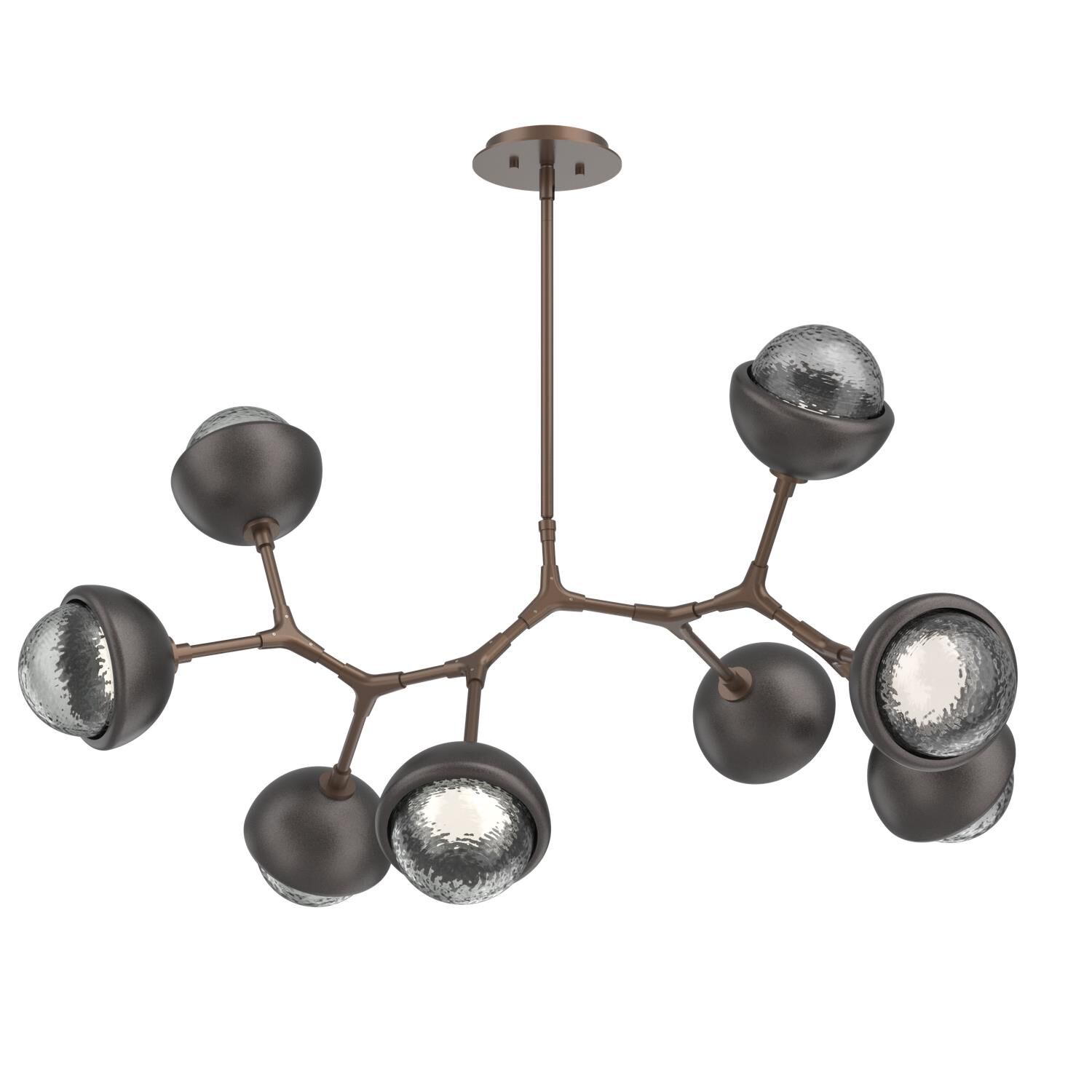 Levi Wilson Cabochon 38 Inch Linear Suspension Light by Hammerton Studio