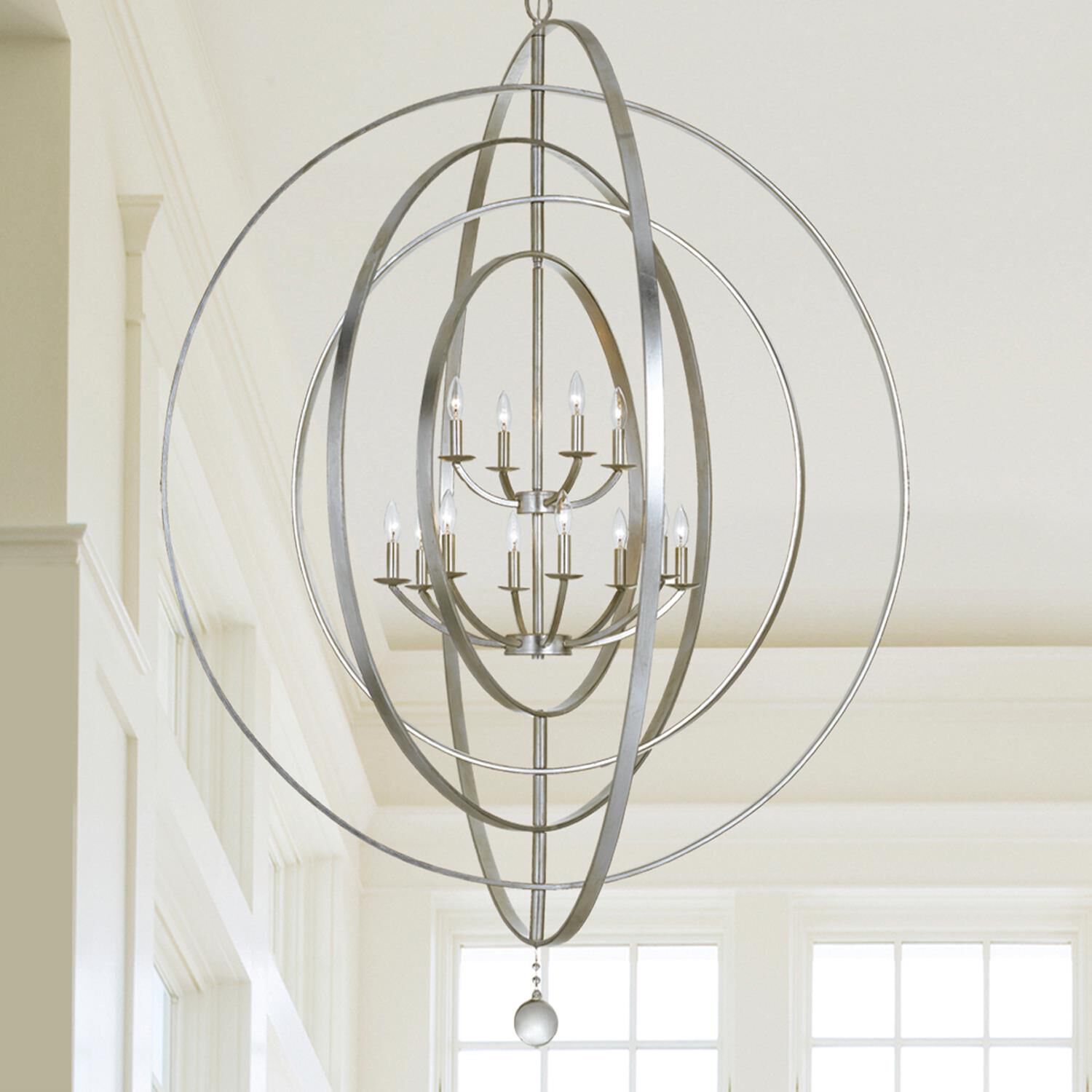 Luna 60 Inch 12 Light Chandelier by Crystorama