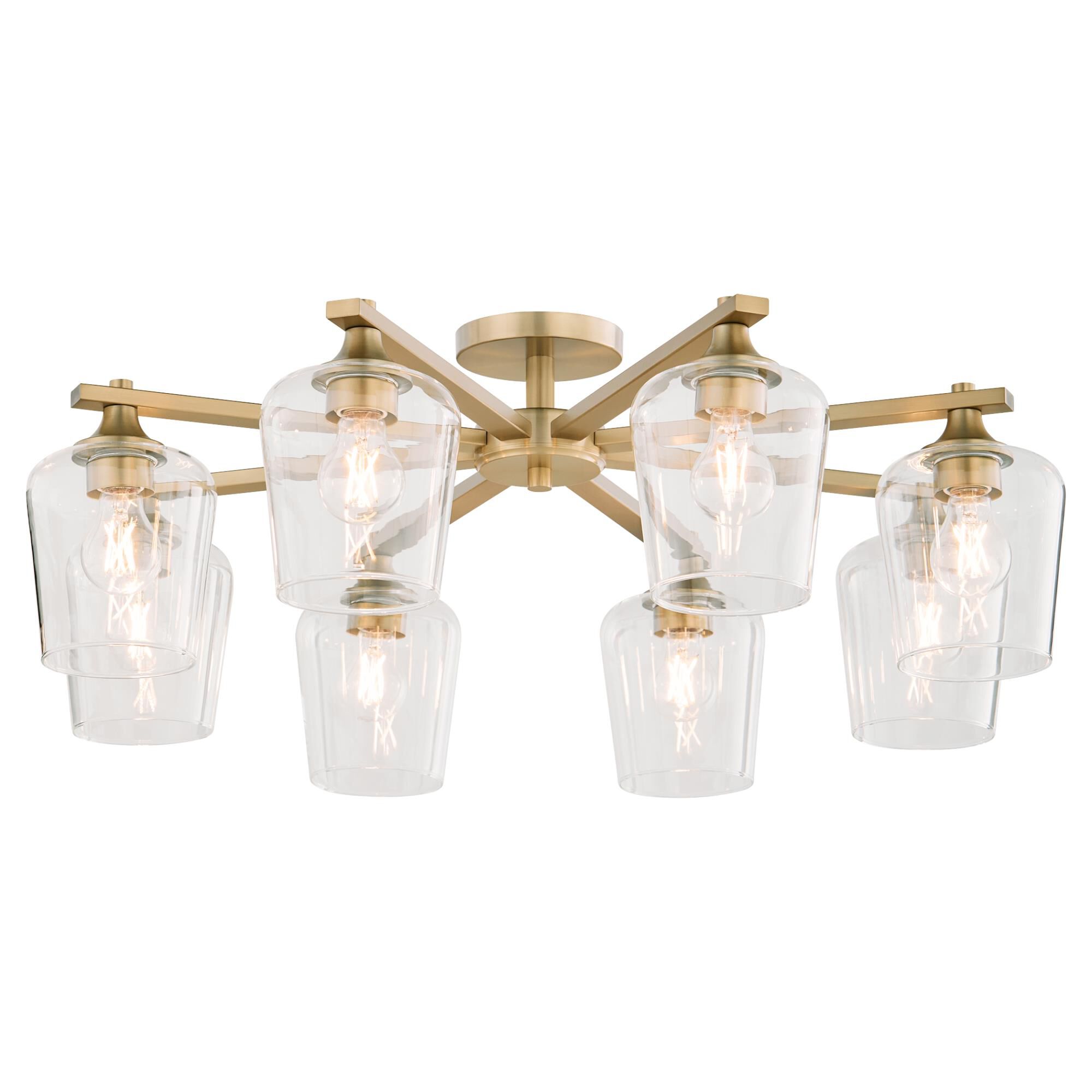 Veno 32 Inch Semi Flush Mount by Quorum International