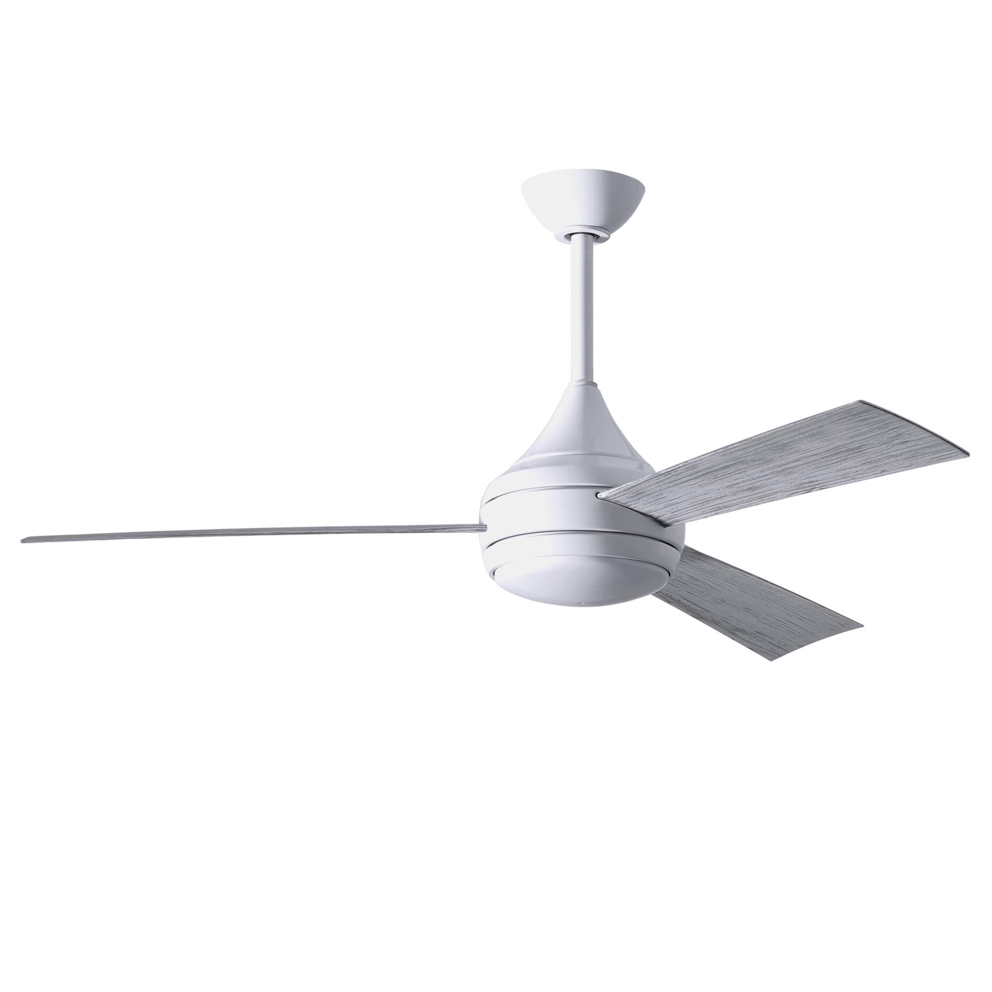 Donaire Outdoor Coastal Wet Rated 52 Inch Ceiling Fan with Light Kit by Matthews Fan Company