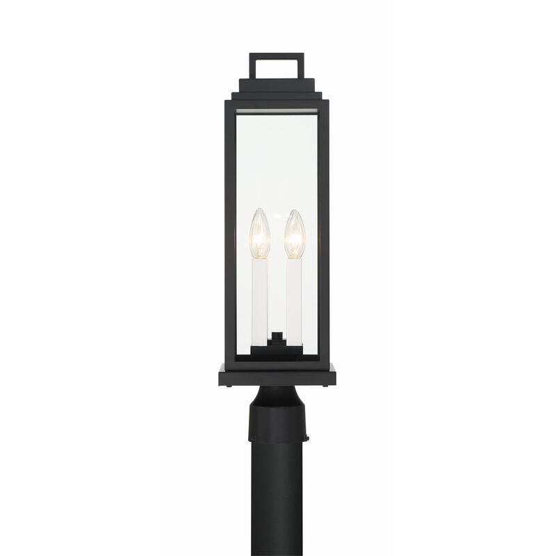 Aspen 22 Inch Outdoor Post Lamp by Crystorama