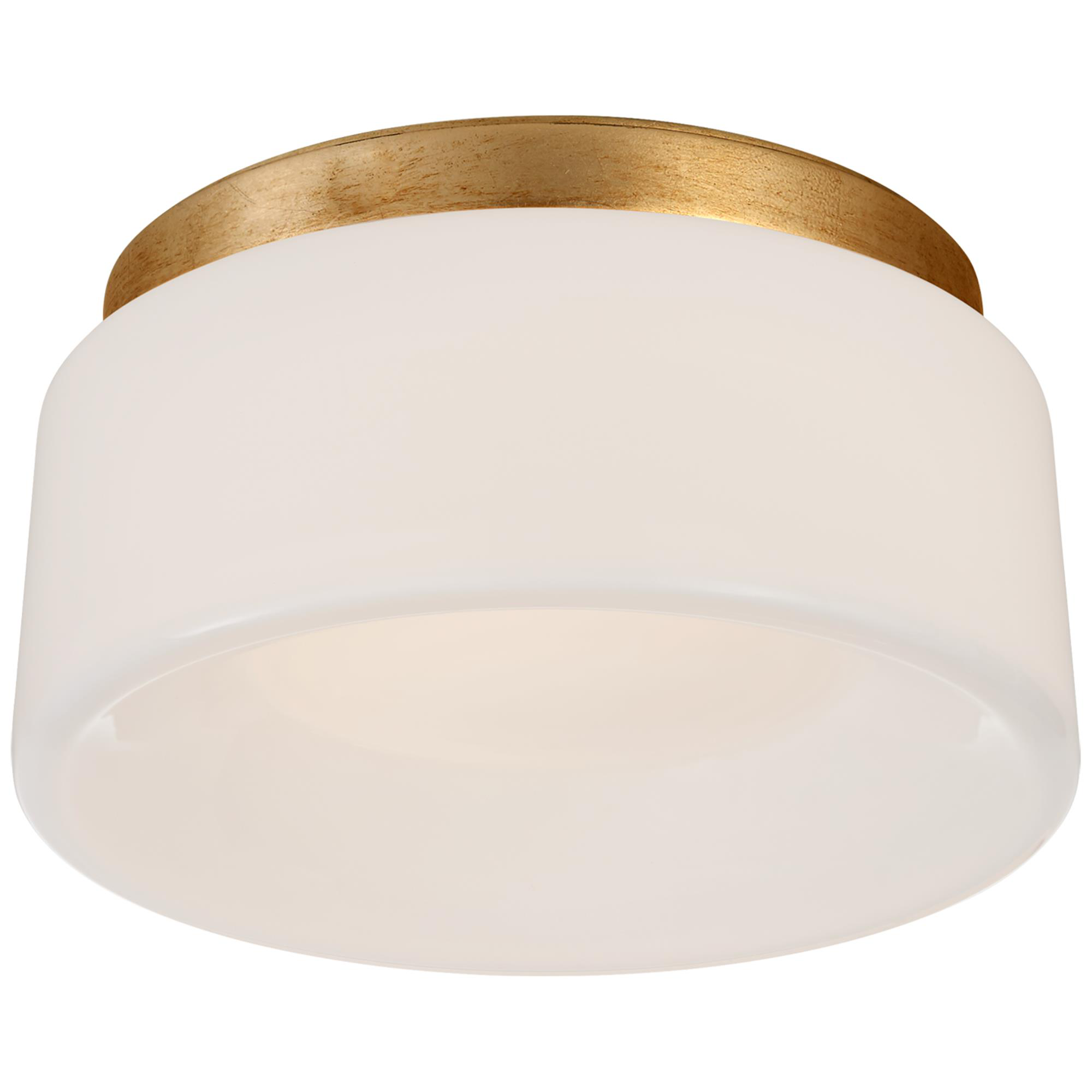 Shown in Gild finish and White glass and White Glass shade