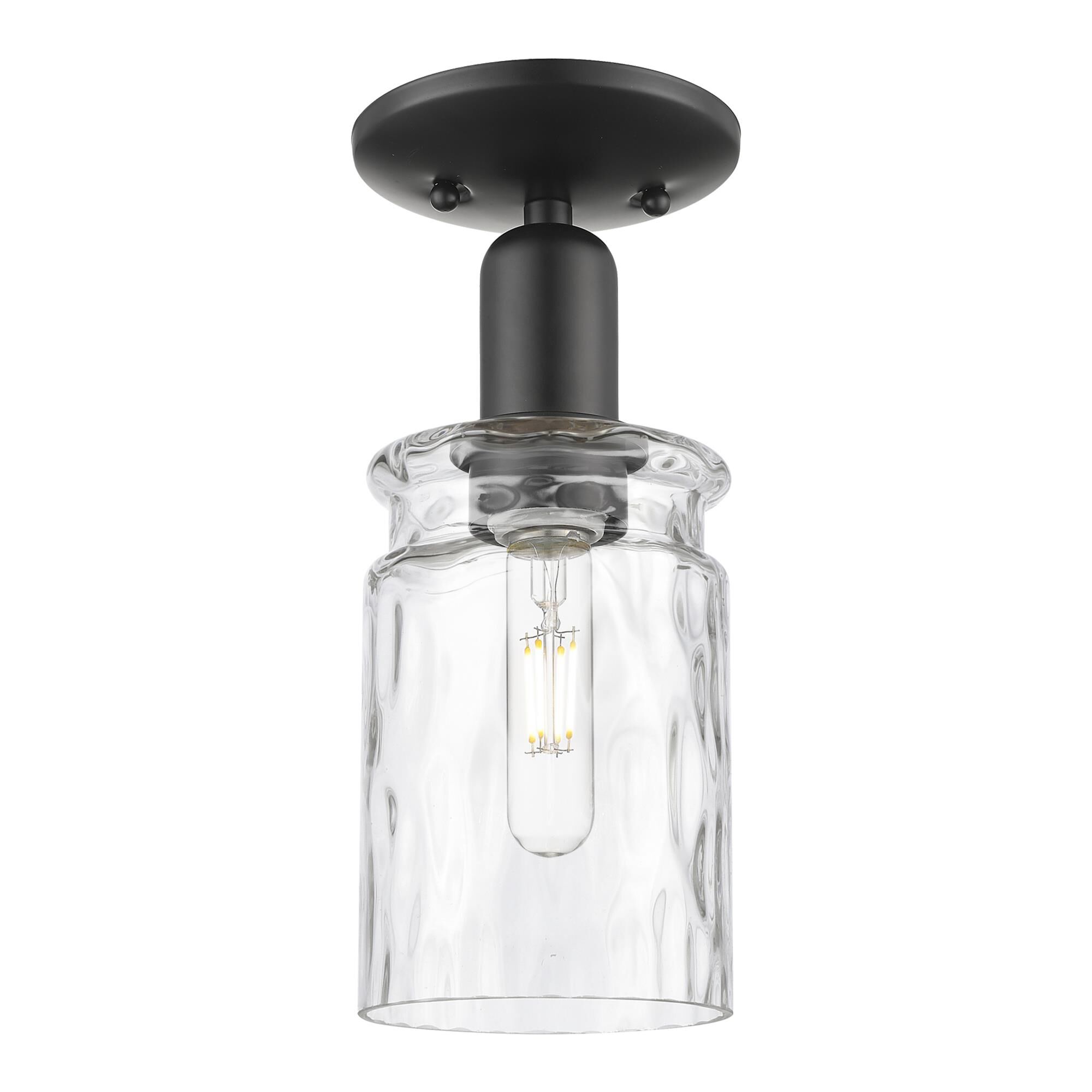 Shown in Matte Black finish and Clear Water glass