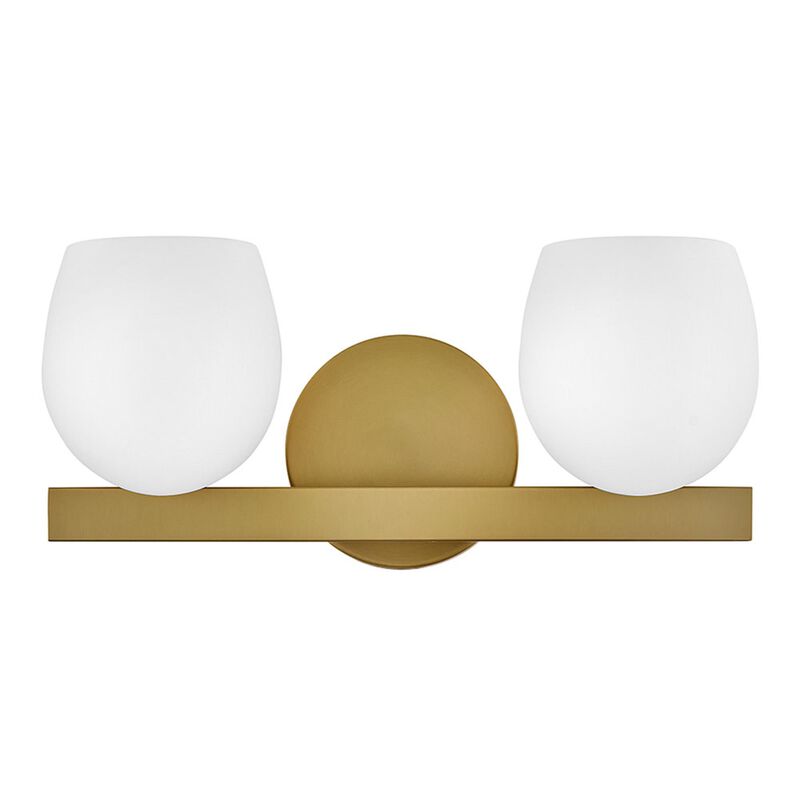 Mae 15 Inch 2 Light Bath Vanity Light by Hinkley
