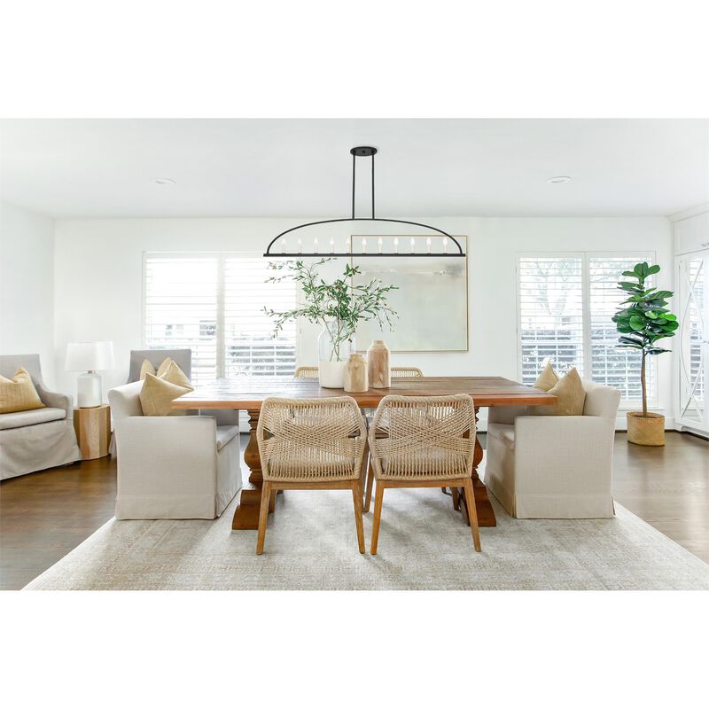 Abbott 54 Inch Linear Chandelier by Crystorama