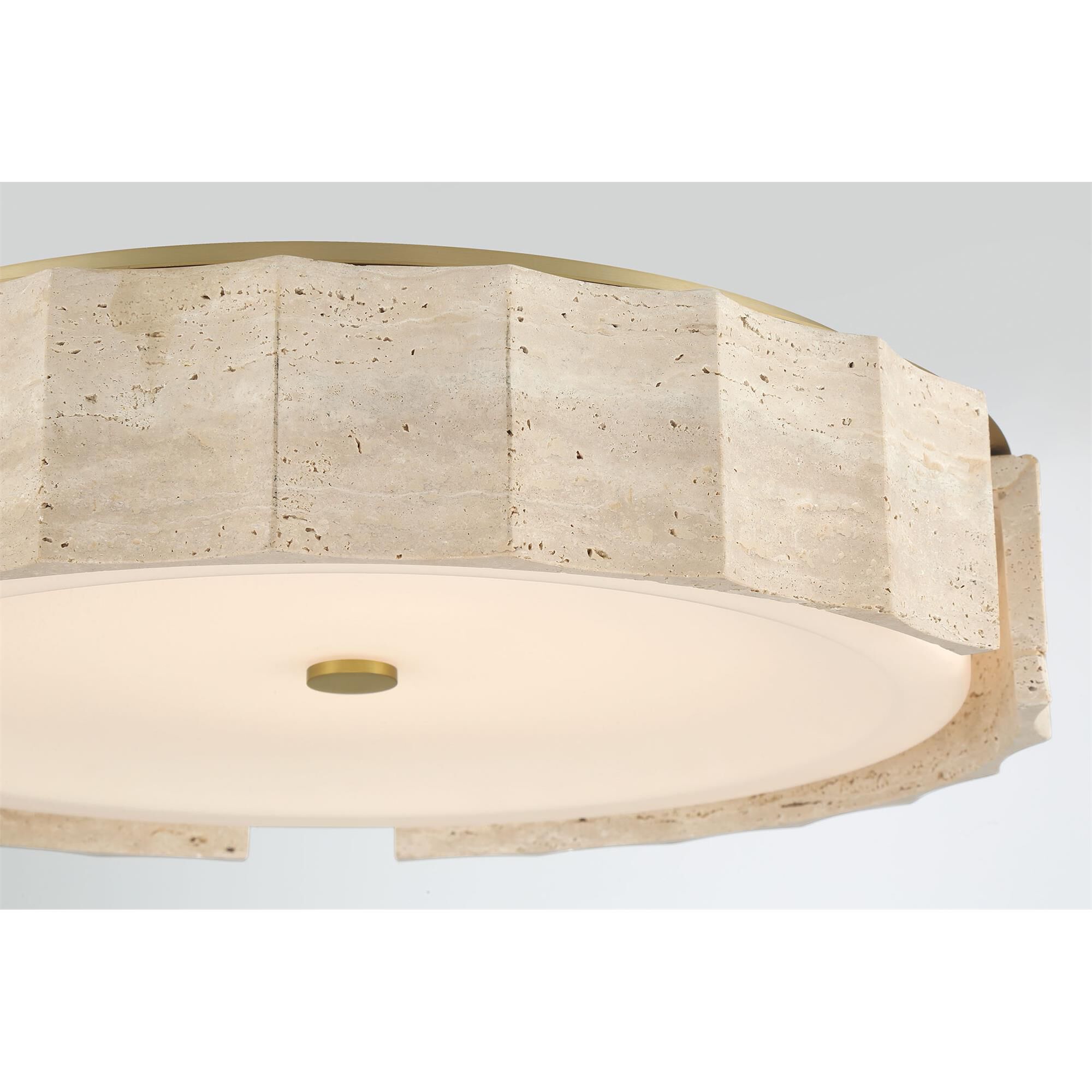 Shown in Gold finish and Opal Etched glass