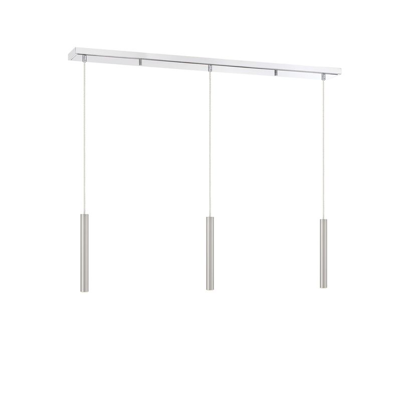 Forest 46 Inch 3 Light LED Linear Suspension Light by Z-Lite