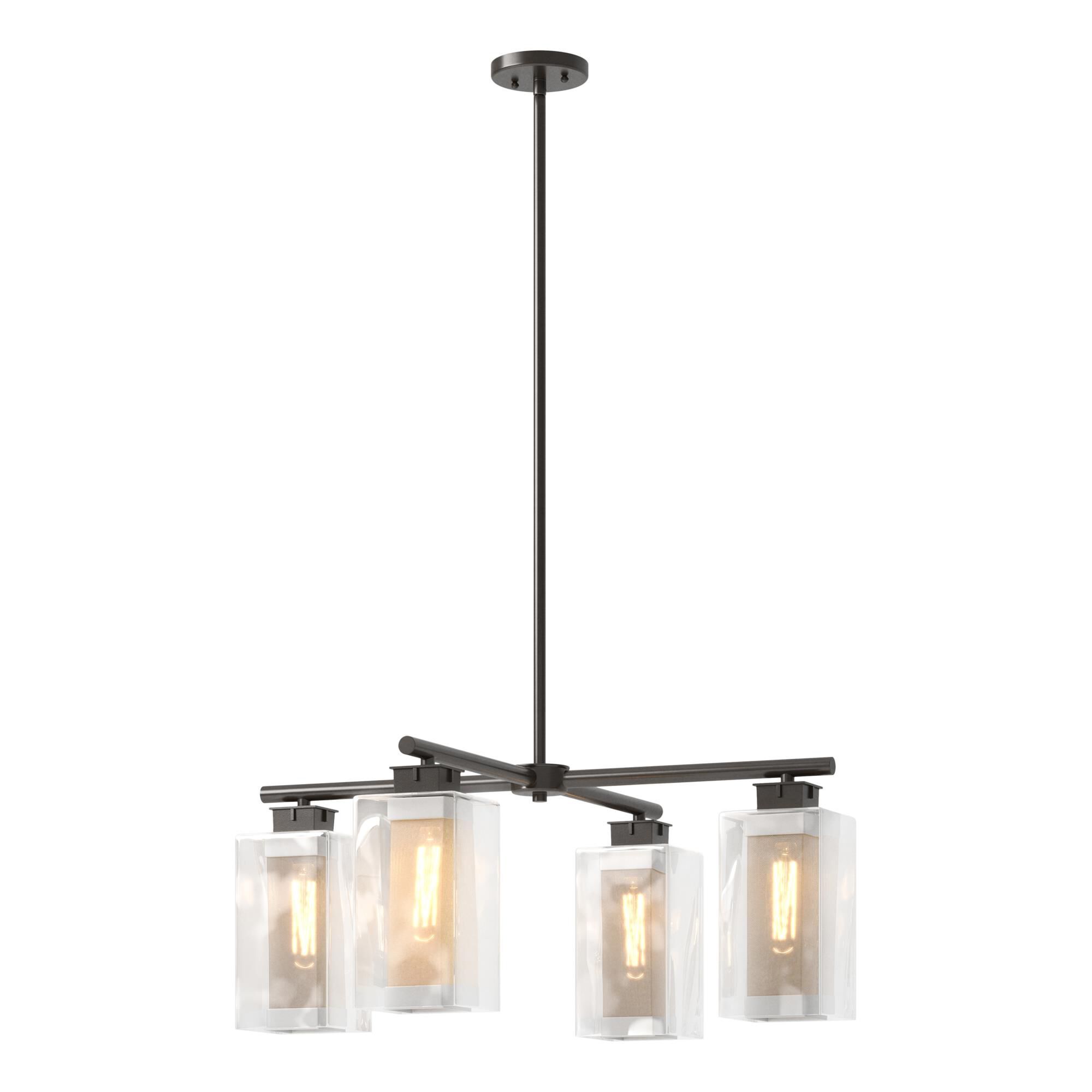 Shown in Coastal Oil Rubbed Bronze finish and Clear glass and Outdoor Silver  accent