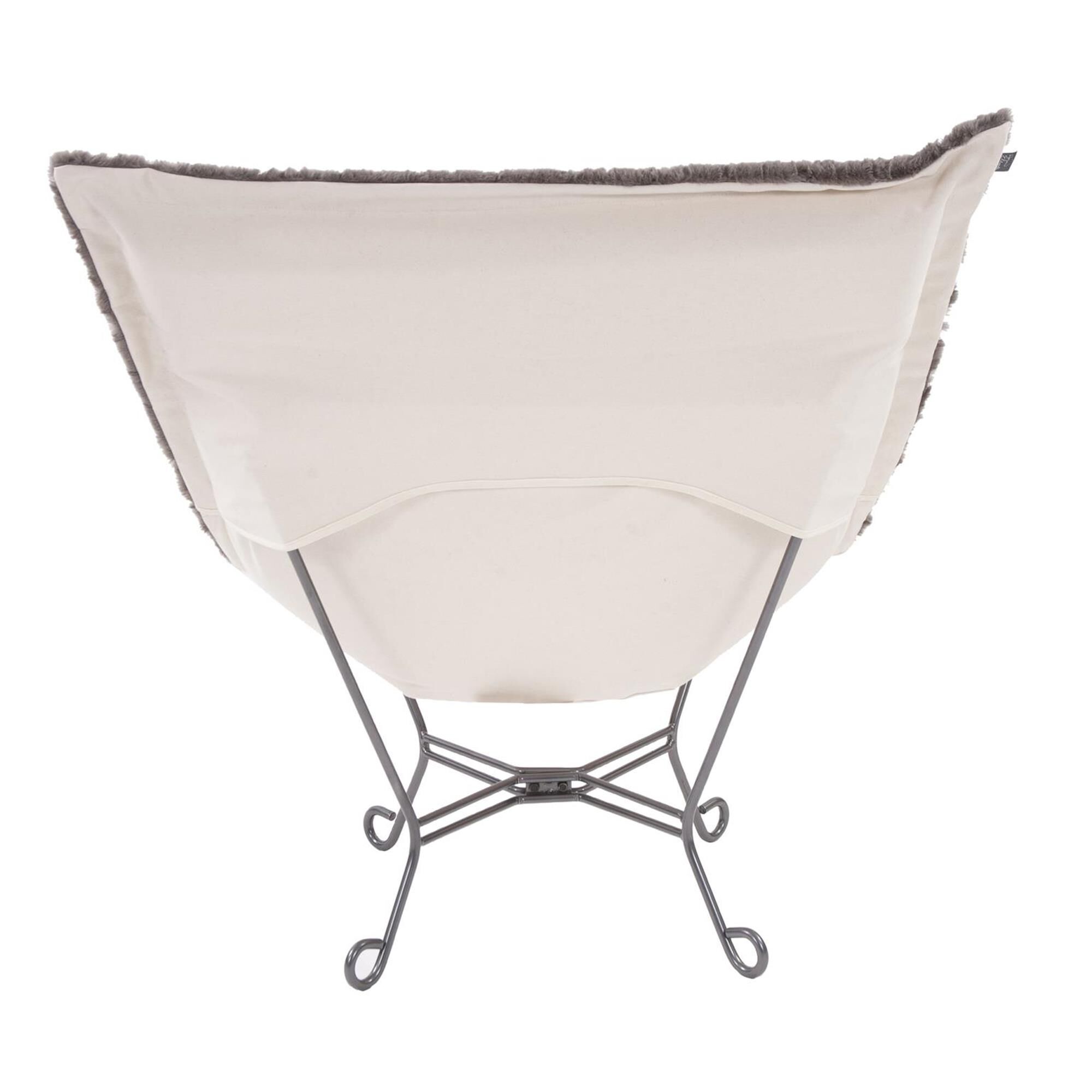 Scroll Puff Accent Chair,