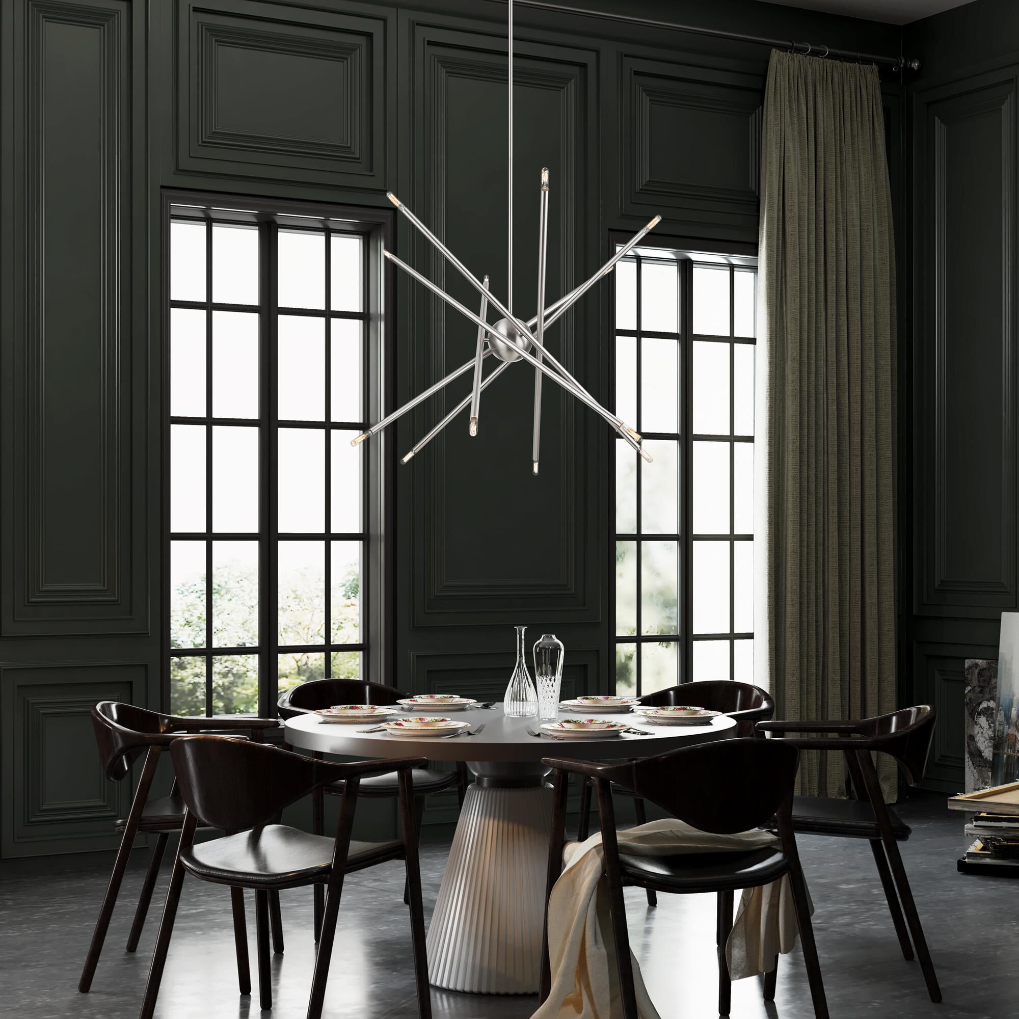 Shown in Brushed Nickel finish