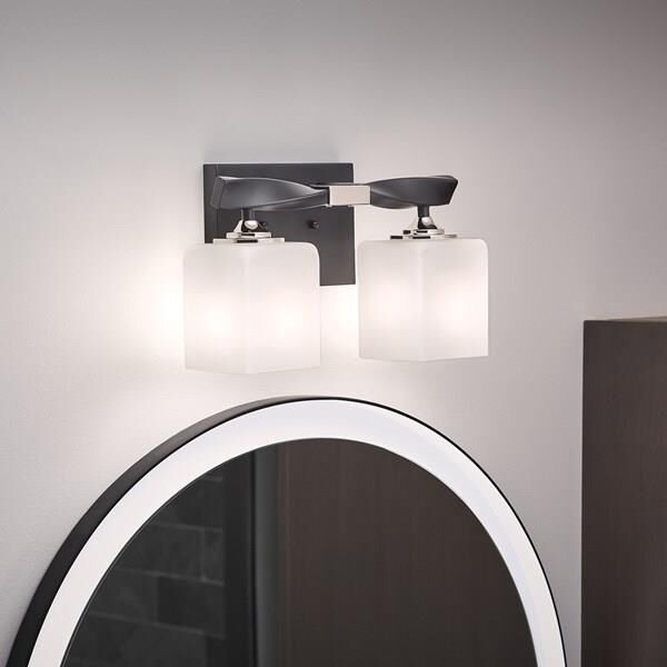 Marette 13 Inch 2 Light Bath Vanity Light by Kichler Lighting