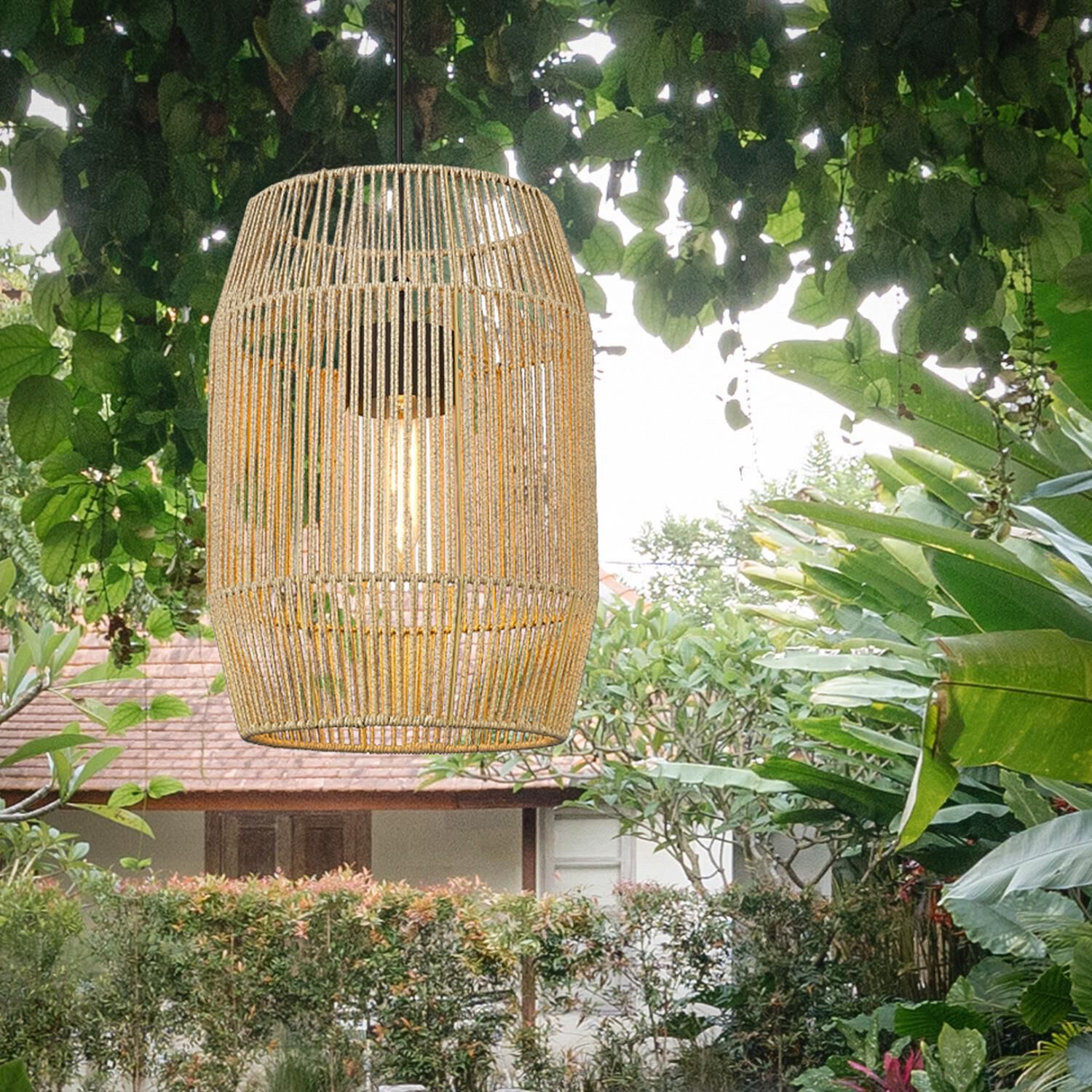 Shown in Natural Black finish and Natural Black shade