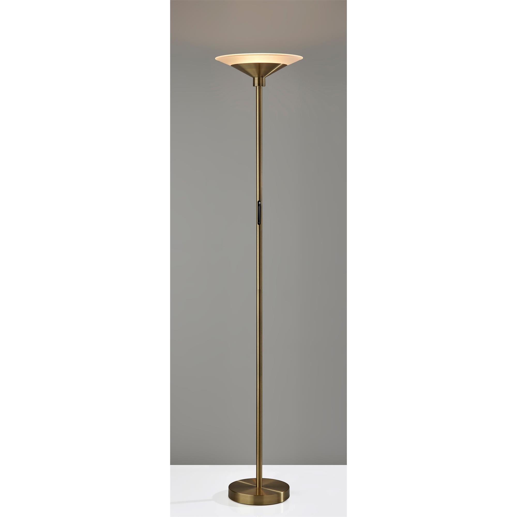 Solar 71 Inch Torchiere Lamp,