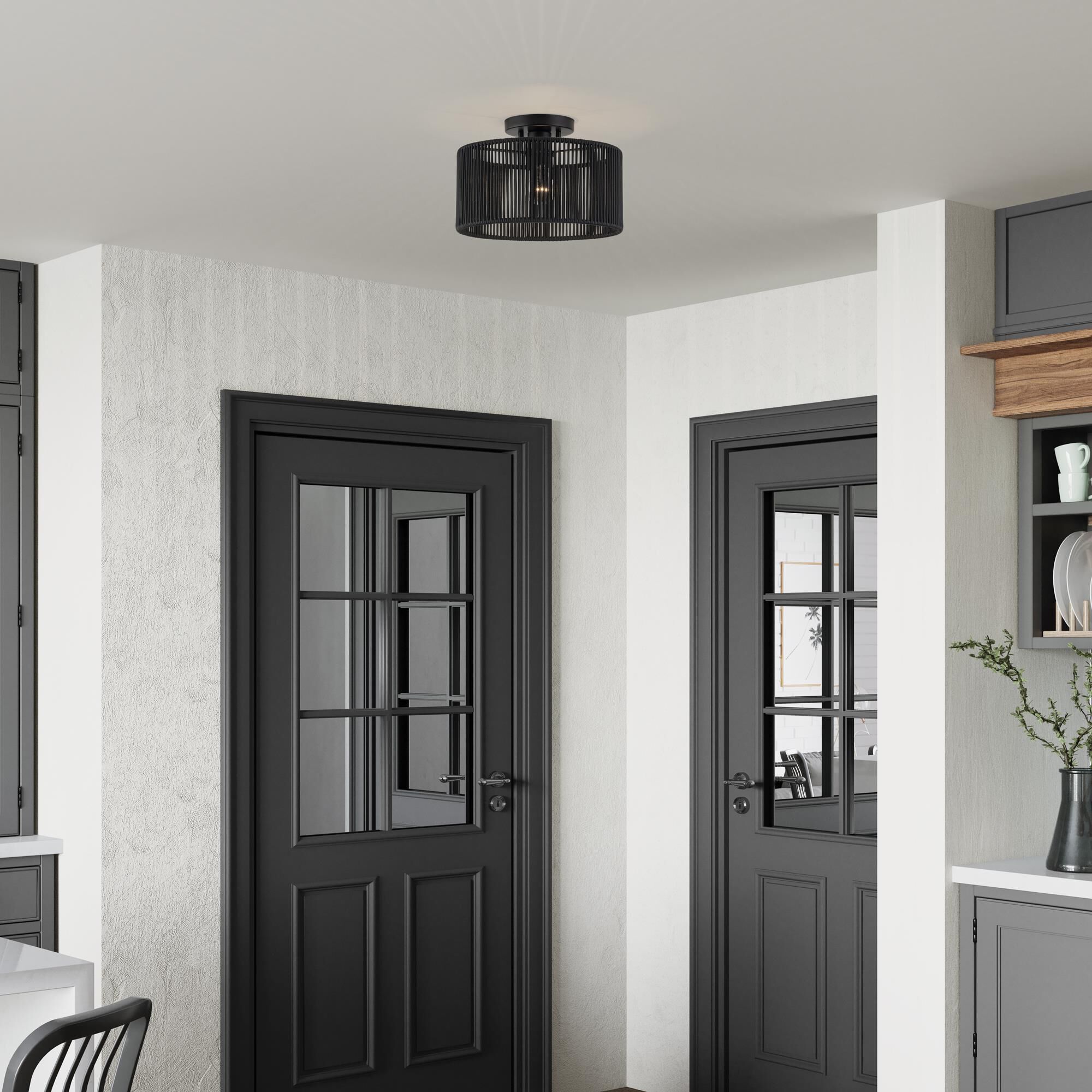 Acordia 12 Inch Semi Flush Mount by Livex Lighting