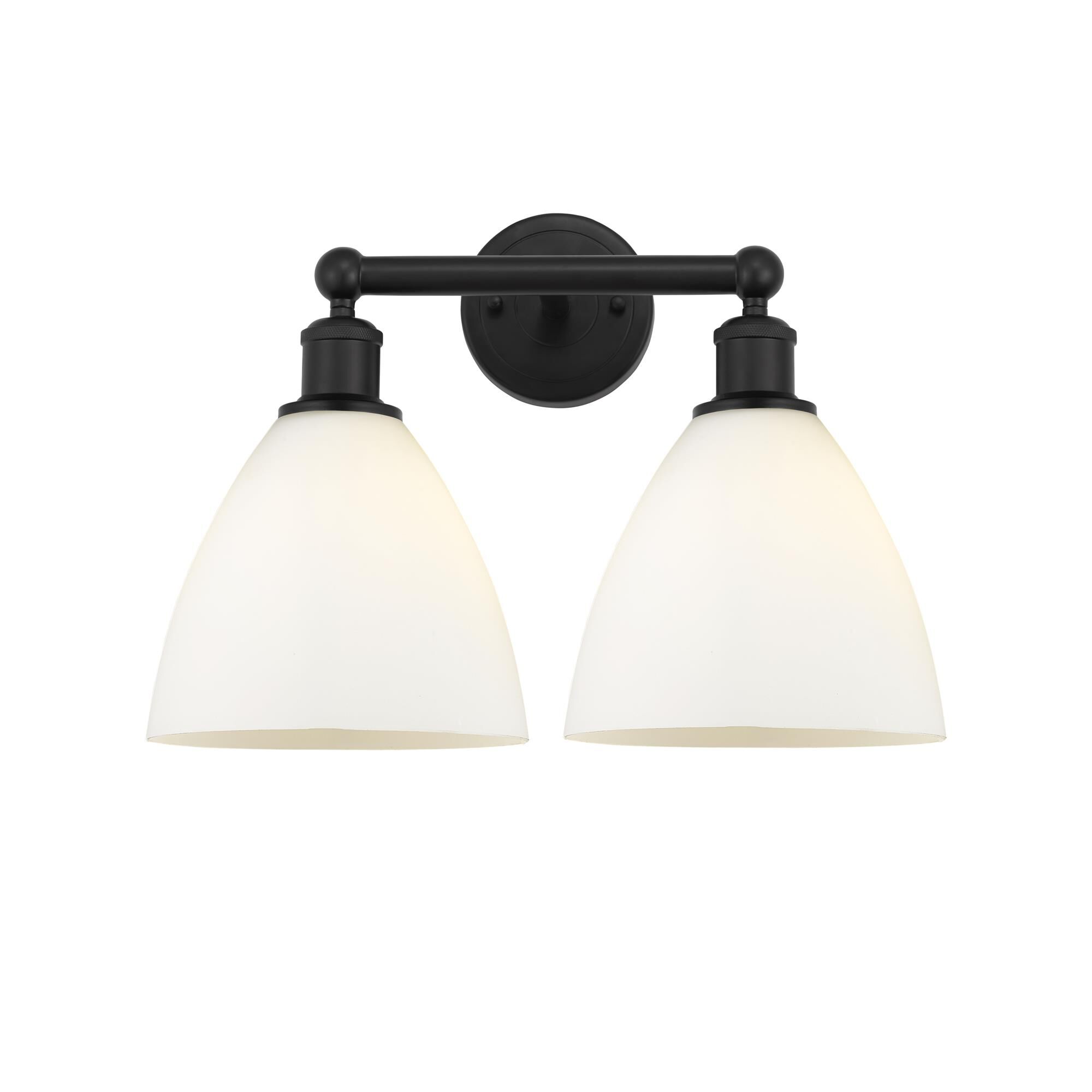 Shown in Matte Black, Matte White finish and Matte White glass and Matte White Glass shade