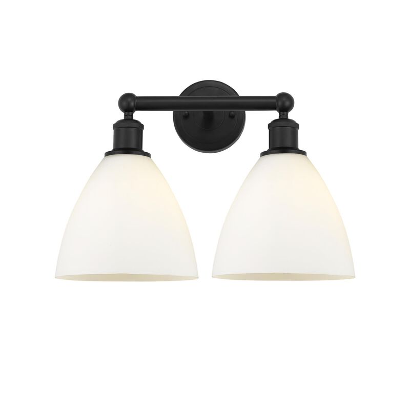 Bruno Marashlian Bristol Glass 16 Inch 2 Light Bath Vanity Light by Innovations Lighting