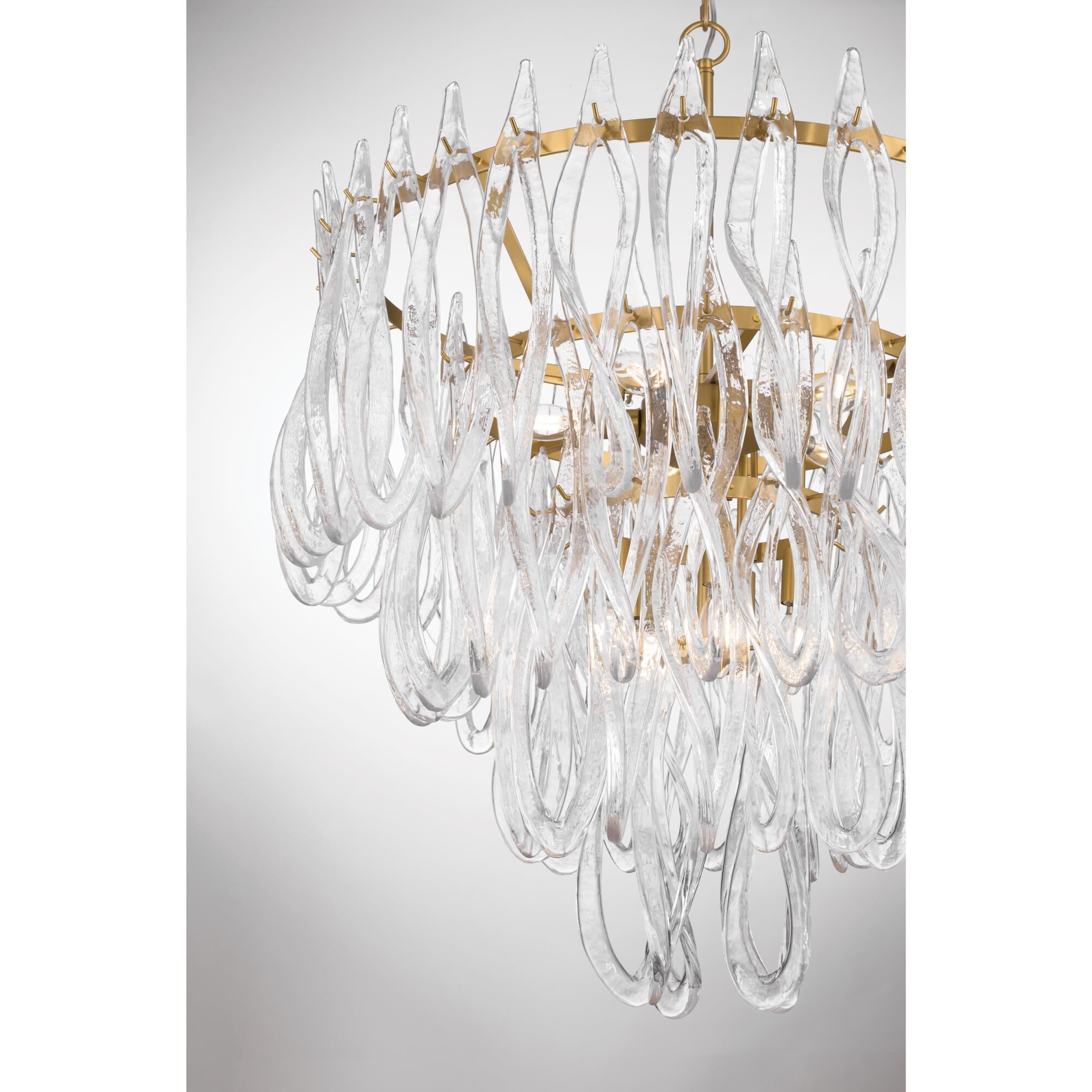 Glassara 32 Inch Chandelier by Metropolitan Lighting