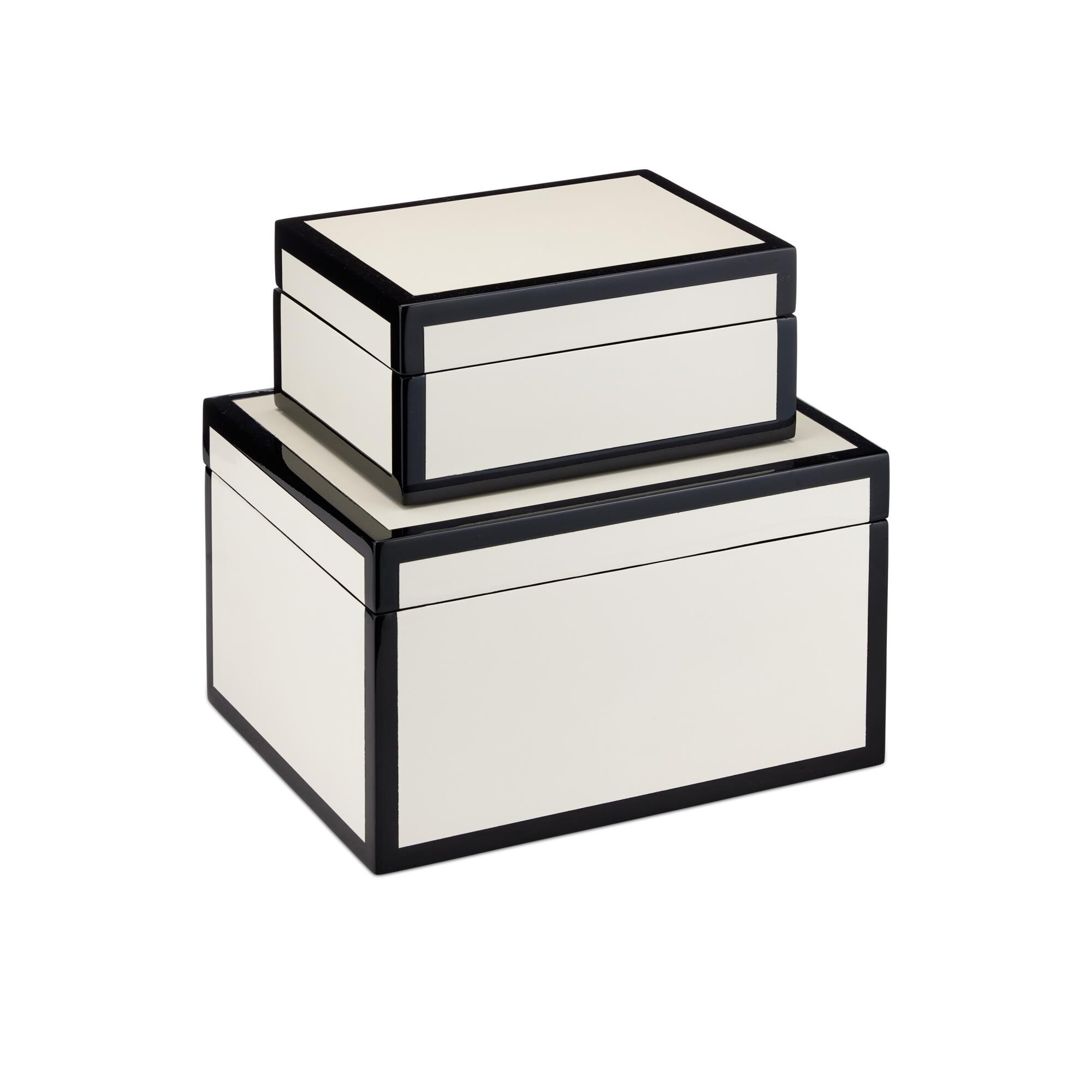 Shown in Ivory, Black finish