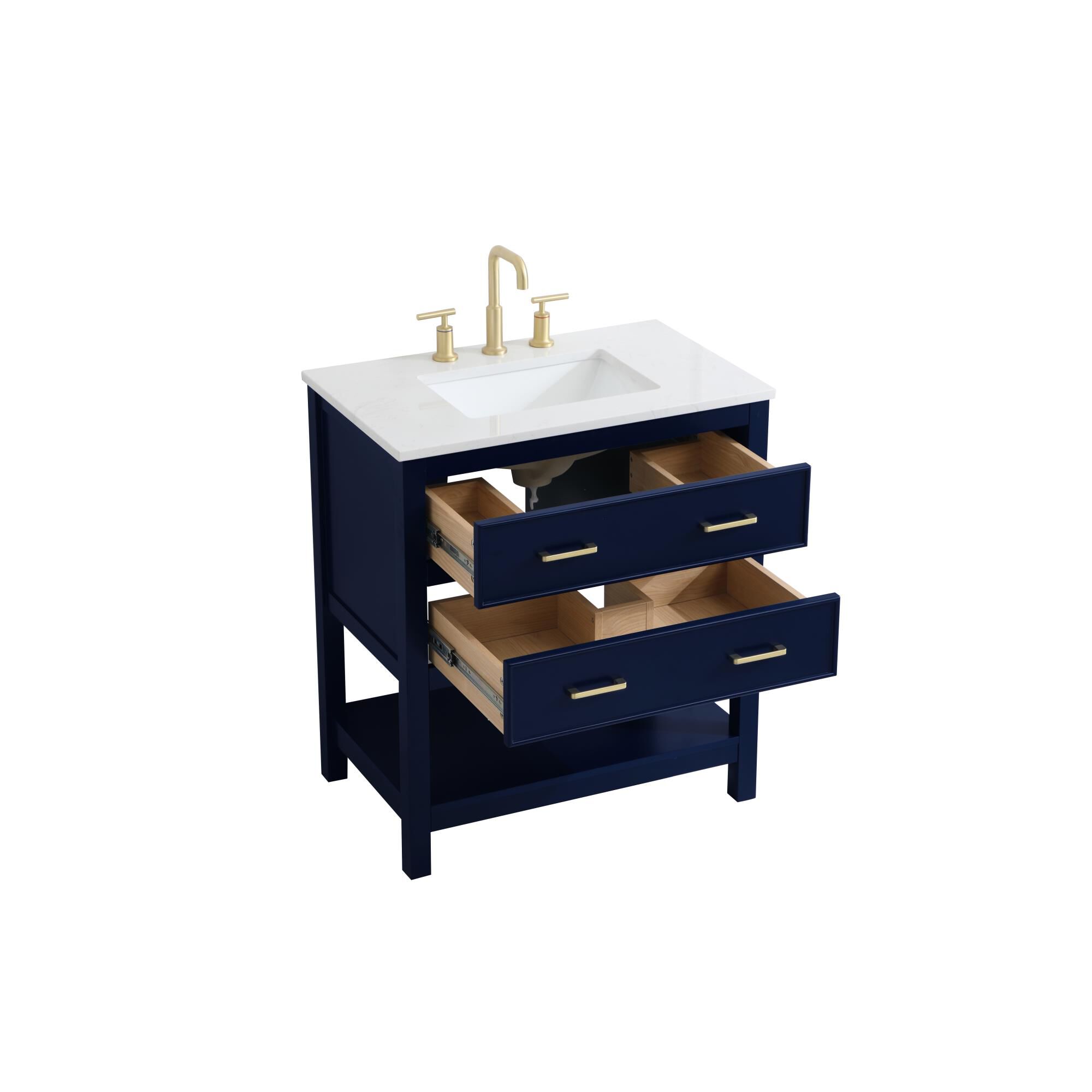 Shown in Blue finish