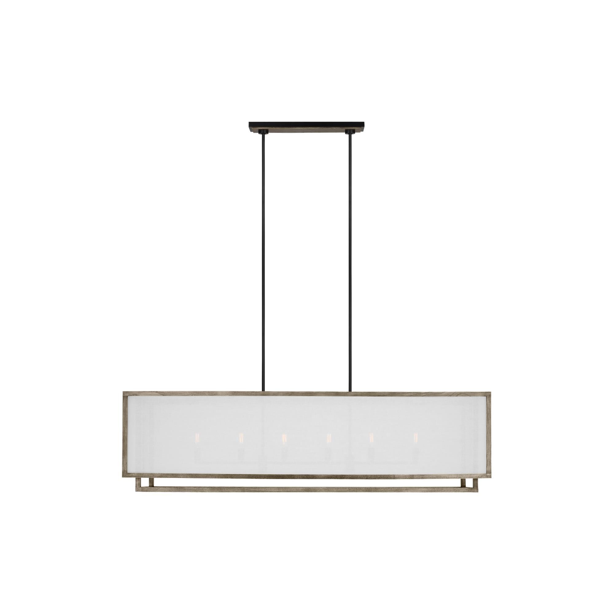 Thom Filicia Brockway 57 Inch 6 Light Mini Chandelier by Visual Comfort Studio Collection
