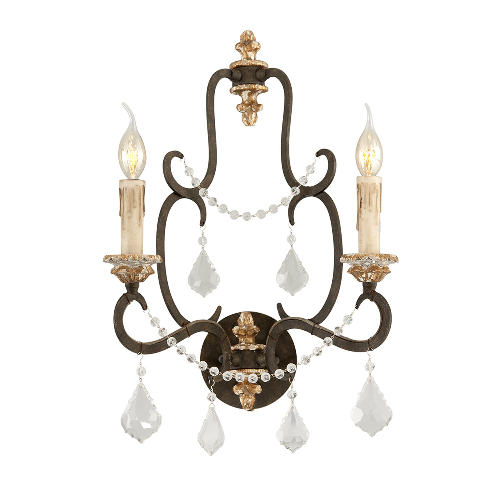 Bordeaux Large 2 Light Wall Sconce,