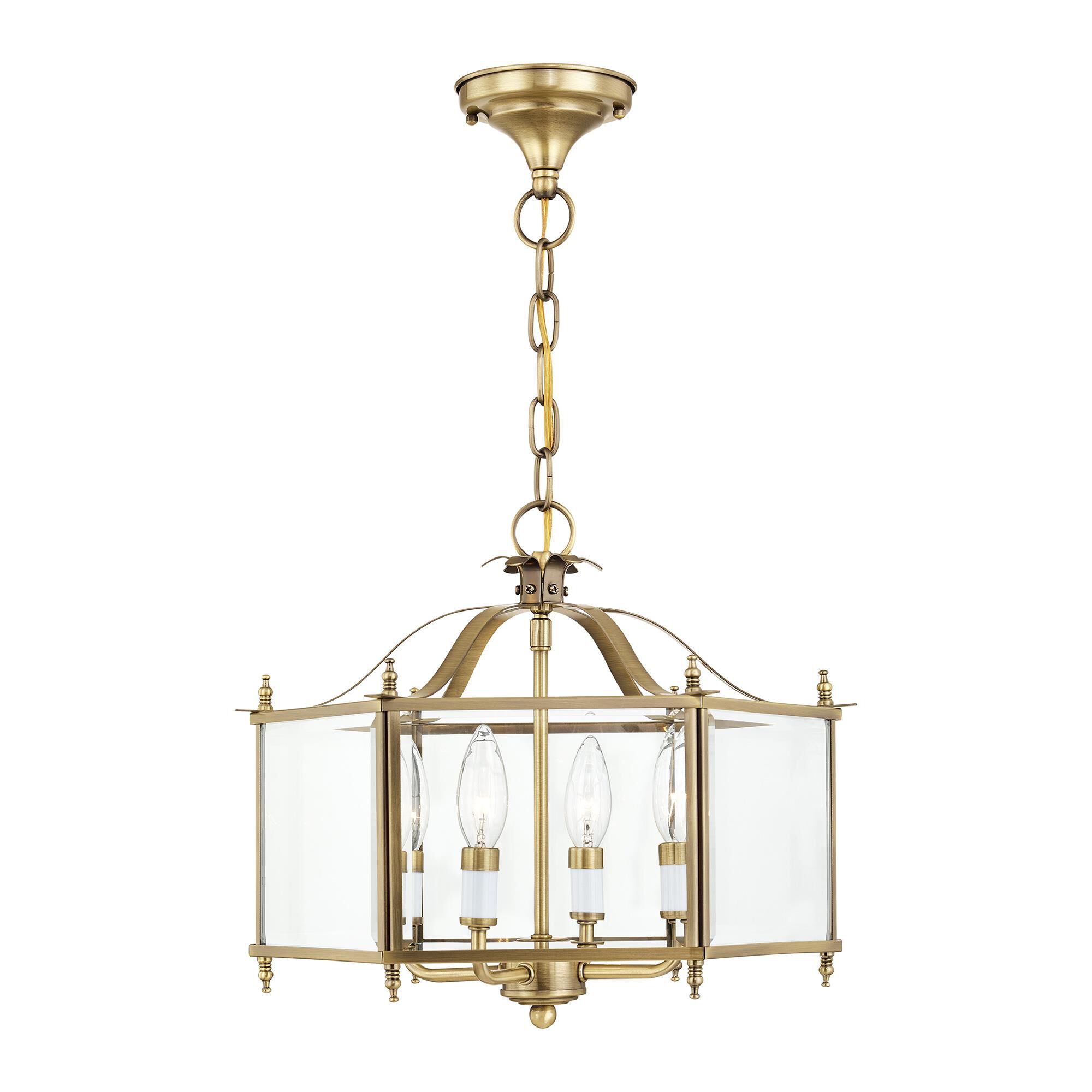 Livingston 15 Inch Cage Pendant by Livex Lighting