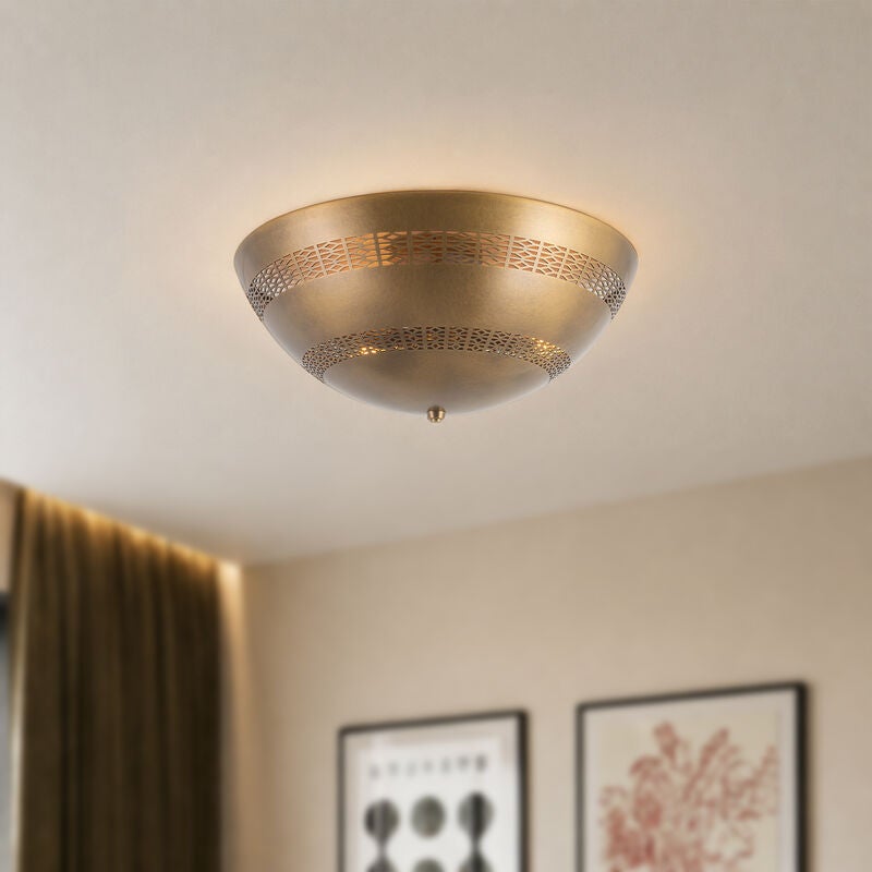 Peyton Fox Overland 18 Inch Semi Flush Mount by Alora Lighting