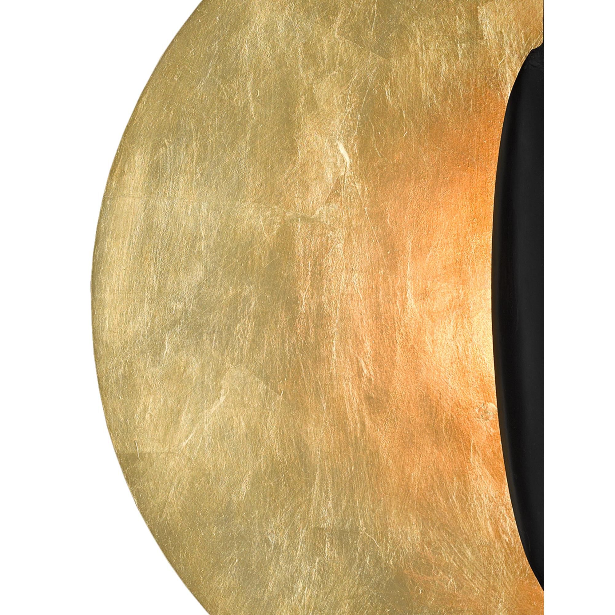 Shown in Contemporary Gold Leaf - Painted Contemporary Gold - French Black finish