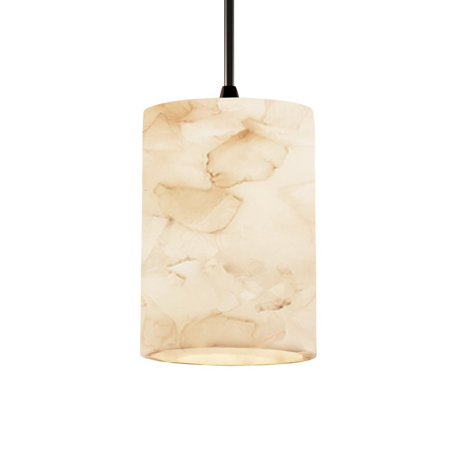Alabaster Rocks! 4 Inch Mini Pendant by Justice Design Group