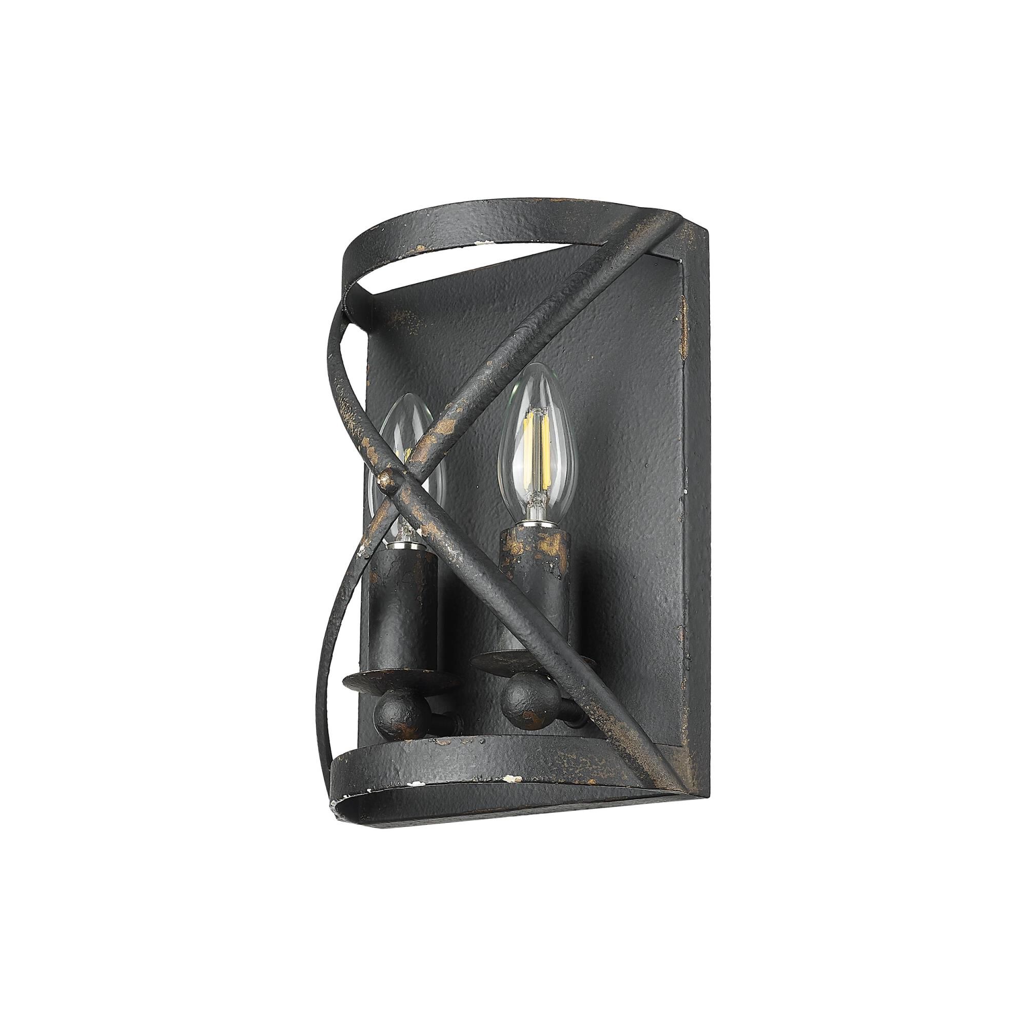 Shown in Antique Black Iron finish