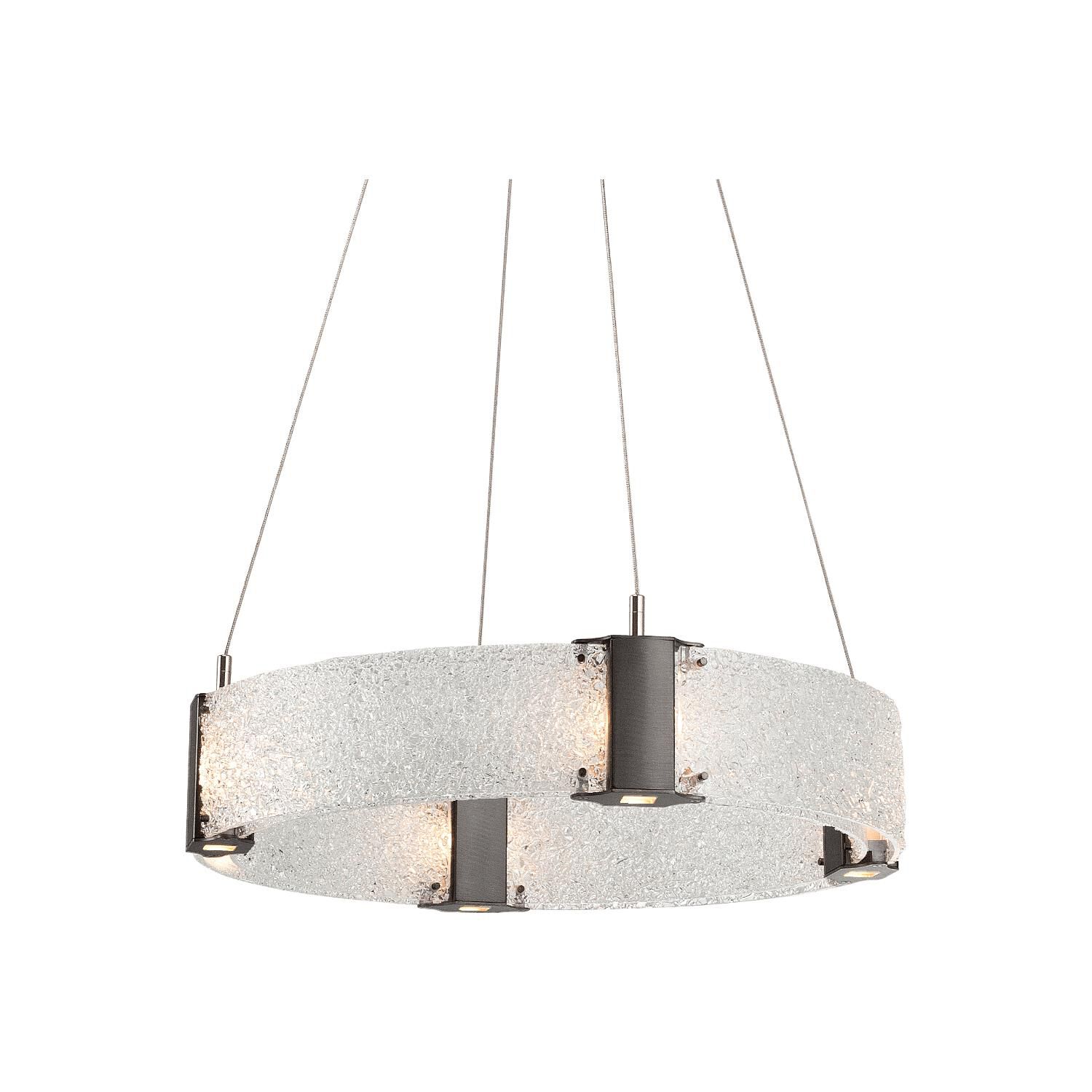 Parallel 23 Inch 12 Light LED Chandelier by Hammerton Studio